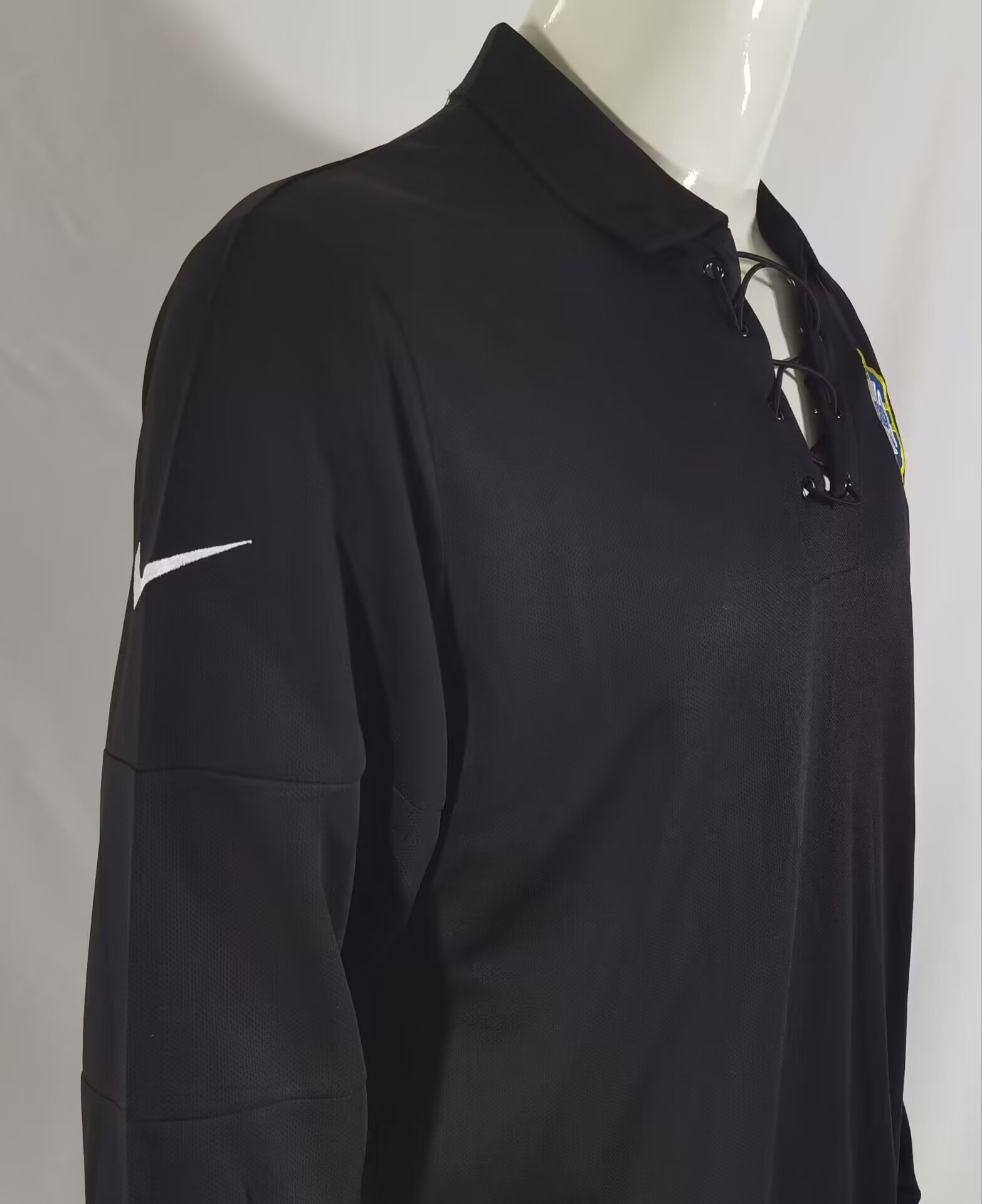 2004 Brazil Goalkeeper Black Retro Jersey Long Sleeve - leoleo123123