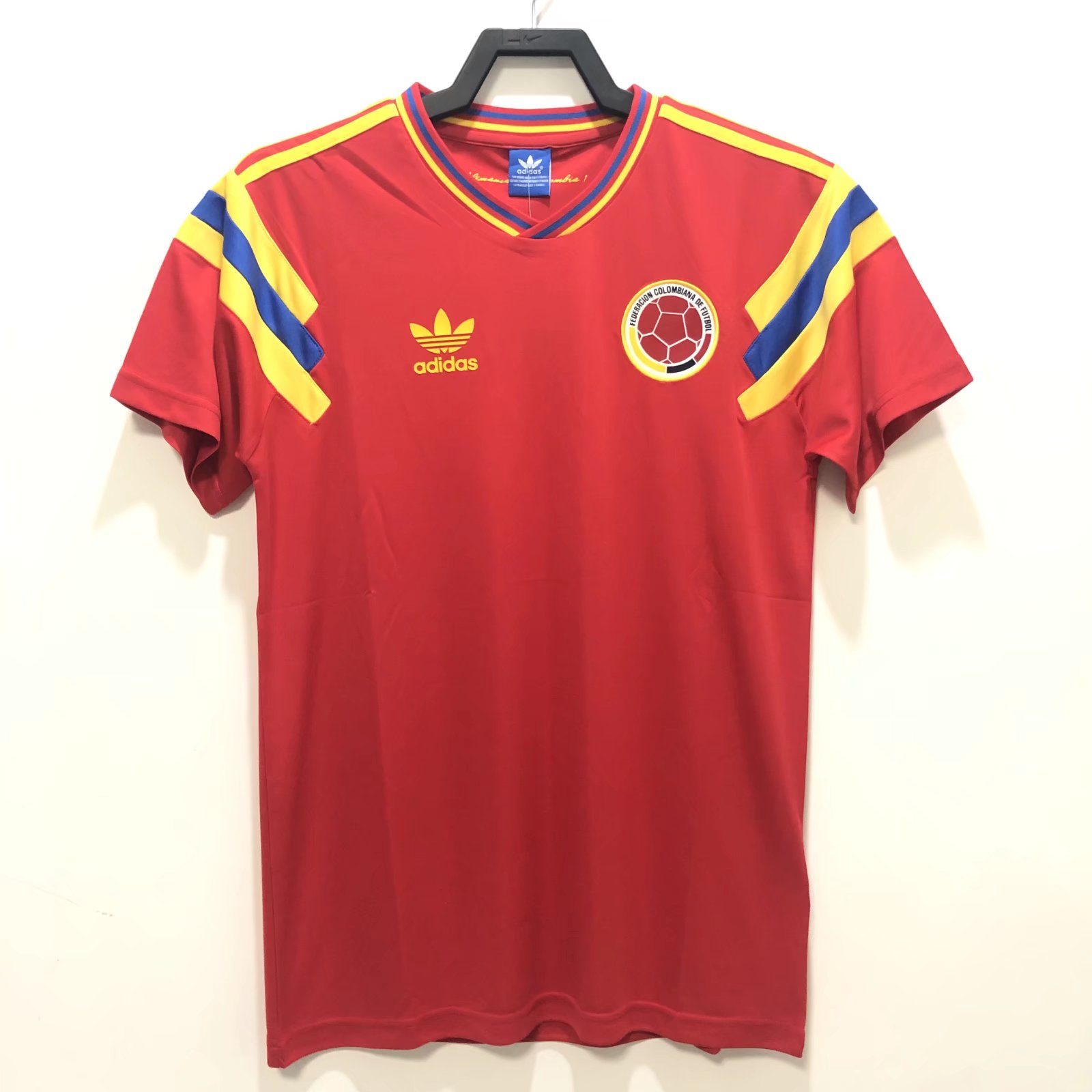 1990 Colombia Away Retro Jersey Fans Version - leoleo123123