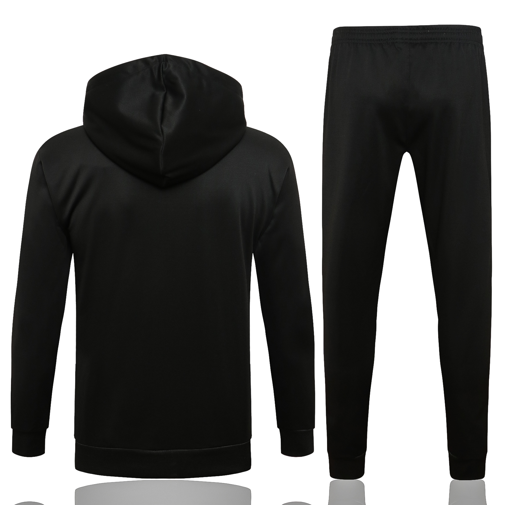 21-22 PSG Black Sweater Tracksuit with Cap Thai Quality - leoleo123123