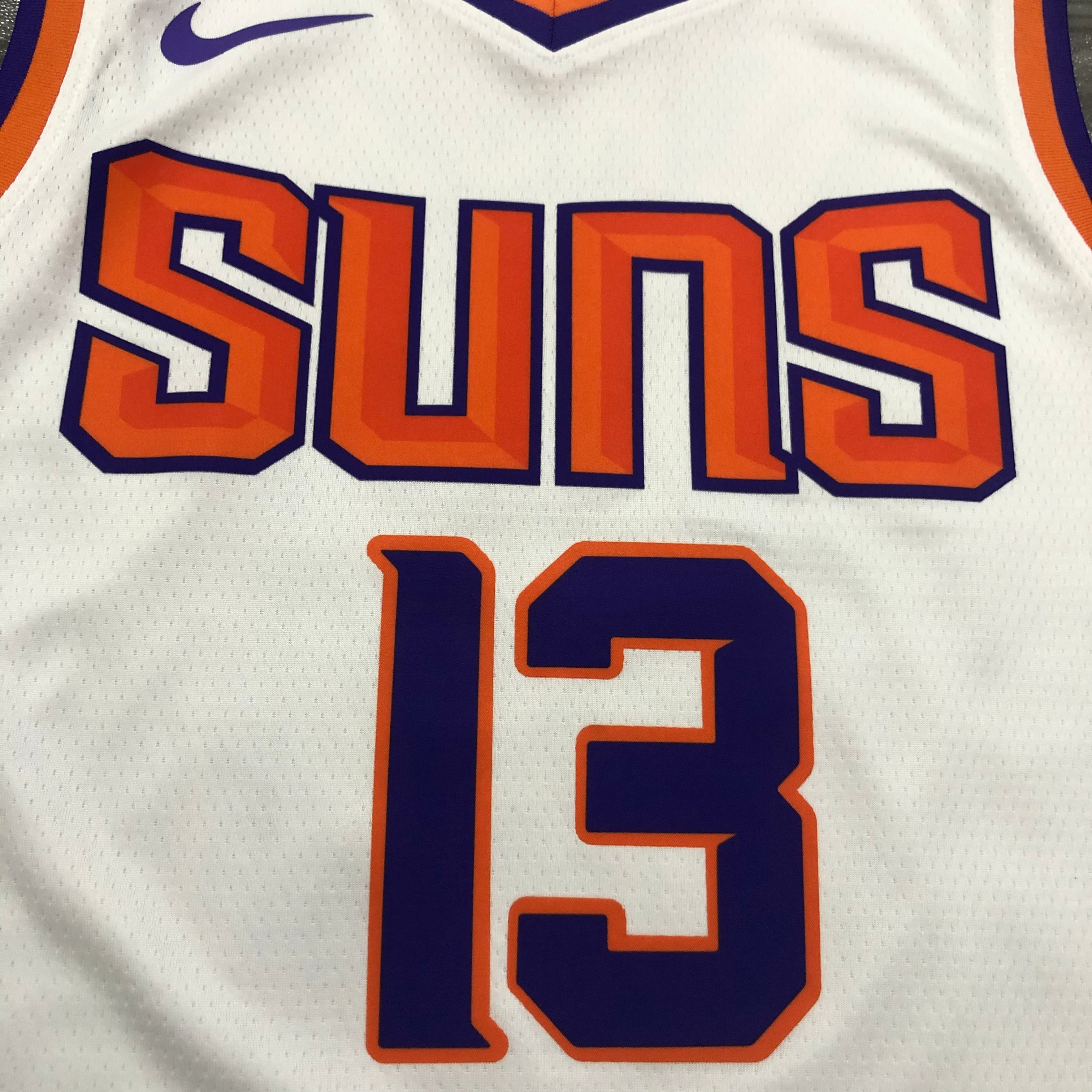 NBA Men Phoenix Suns White #13 NASH Jersey High Quality Name and Number Print - leoleo123123