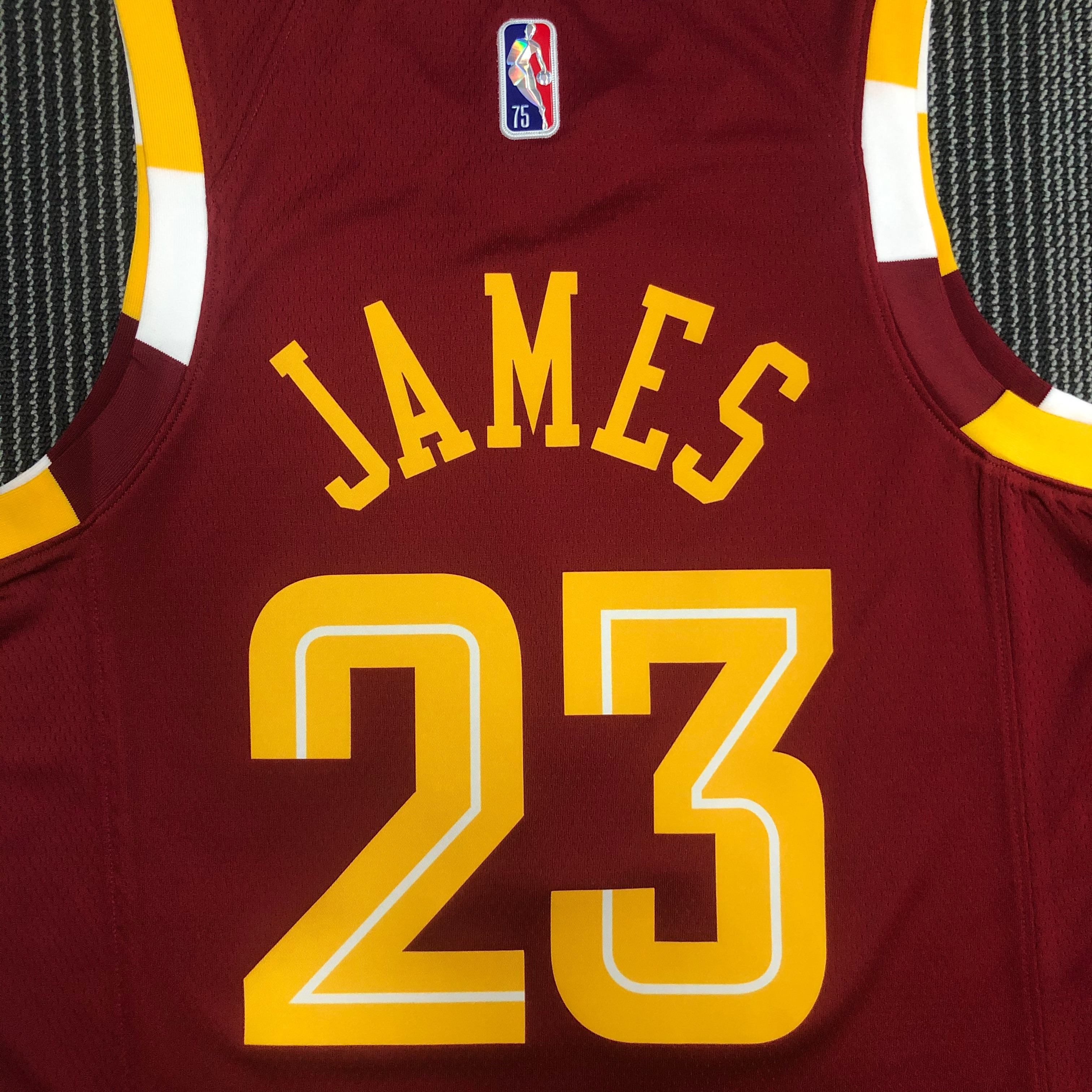 NBA Season 2022 Men Cleveland Cavaliers Red #23 JAMES Jersey High Quality Name and Number Print - leoleo123123