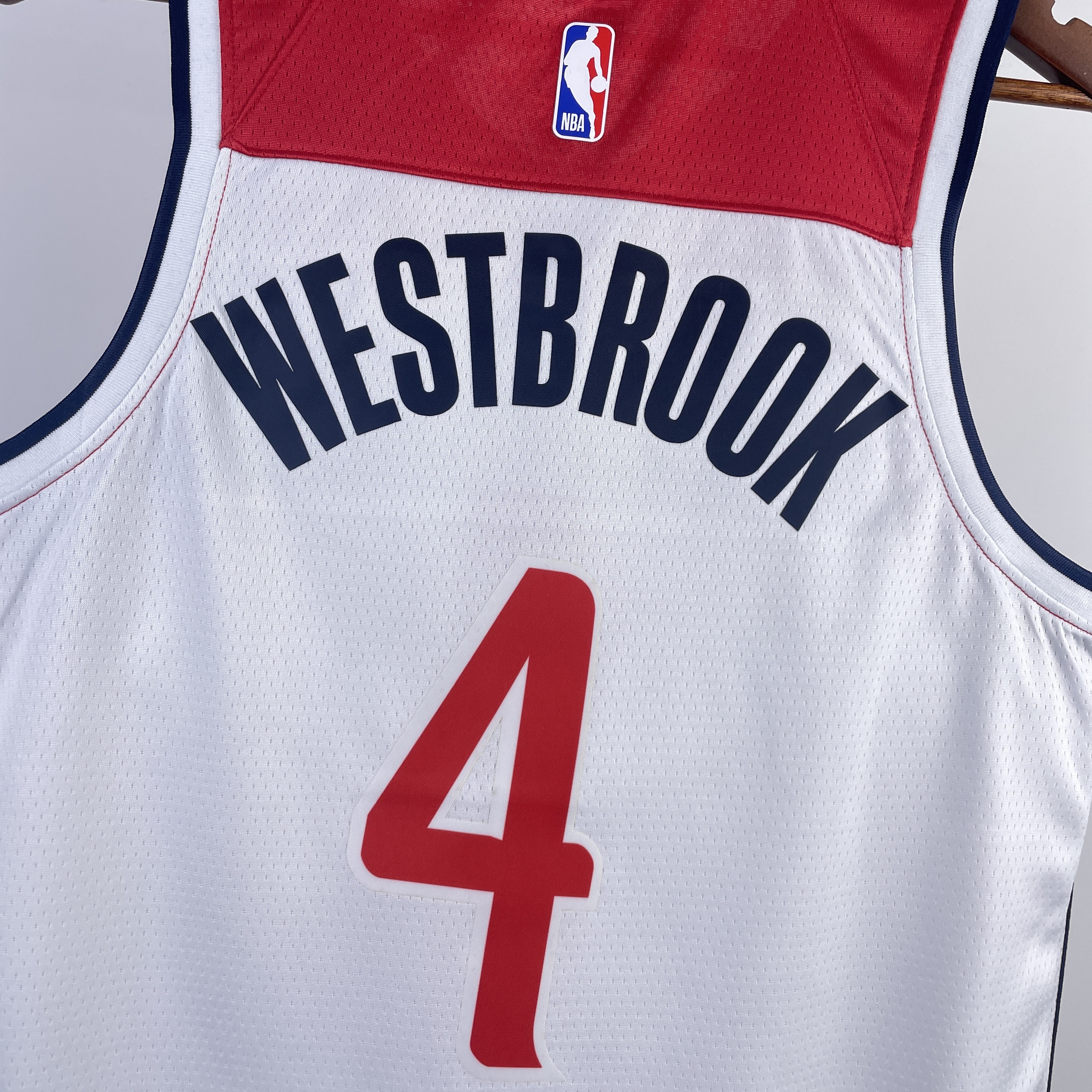 NBA Men 2023 Washington Wizards White #4 WESTBROOK Jersey High Quality Name and Number Print - leoleo123123
