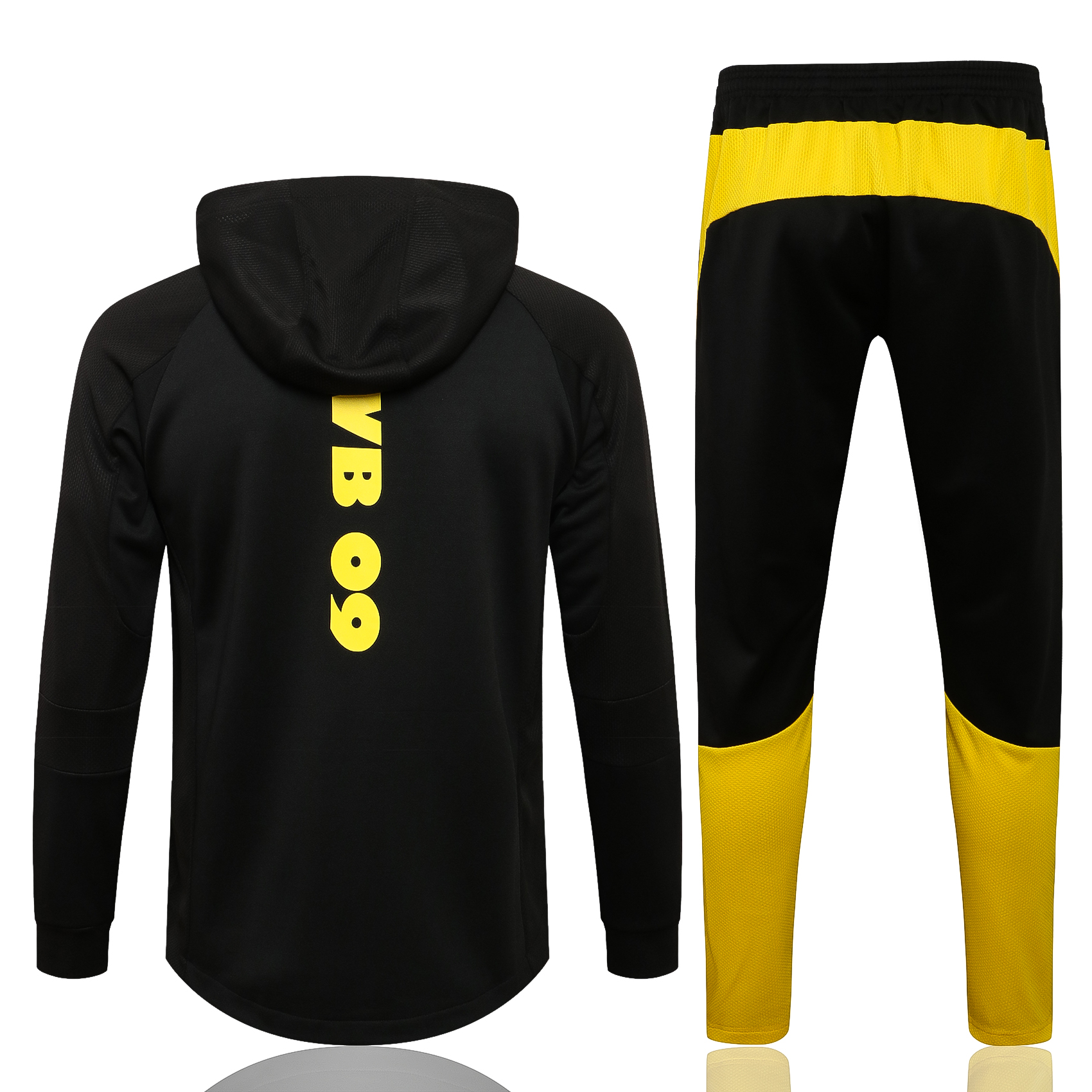 21-22 Dortmund Black Tracksuit with Cap Thai Quality - leoleo123123