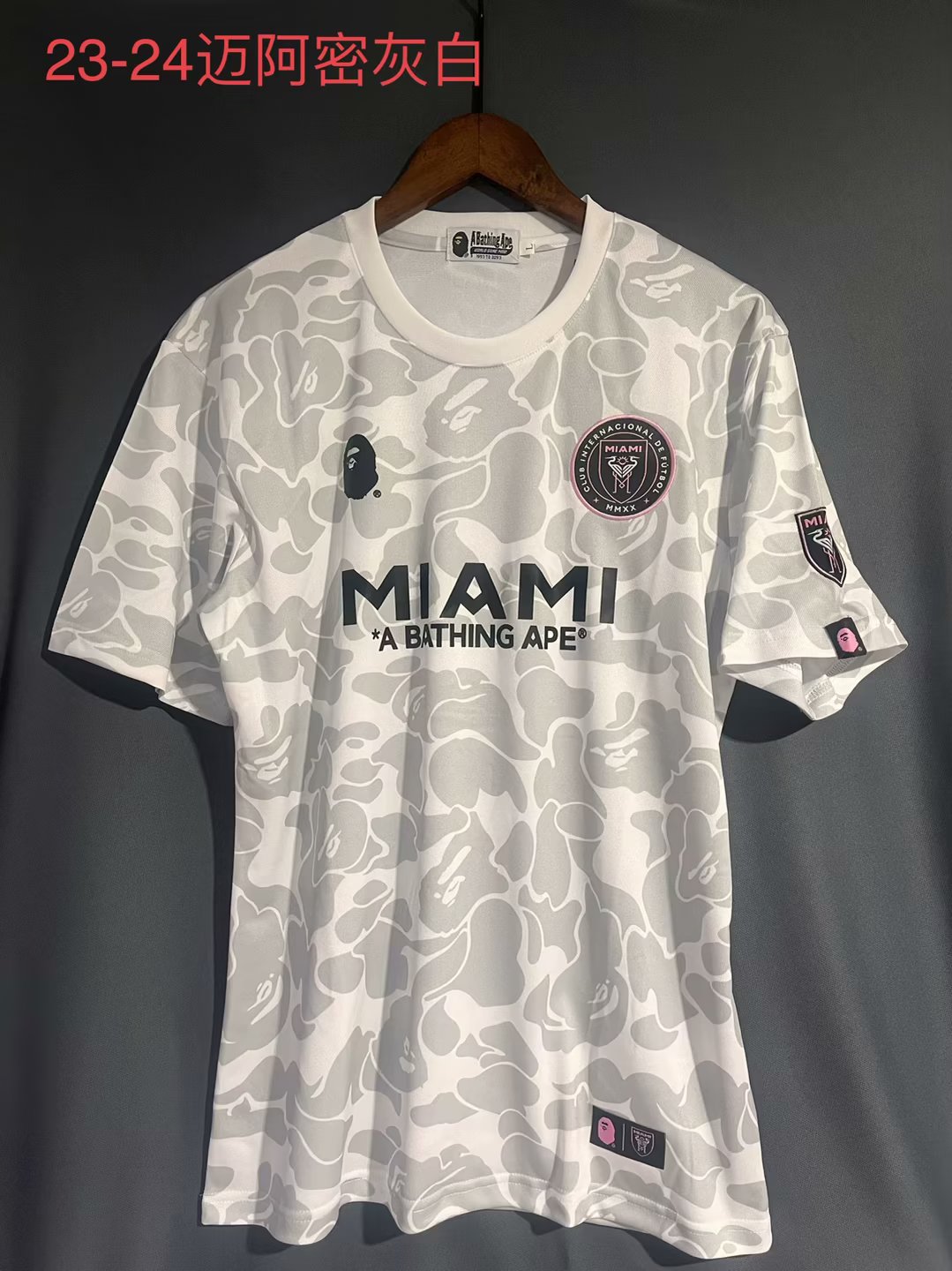 23/24 Miami Training Jersey Grey Fans Version Thai Quality - leoleo123123