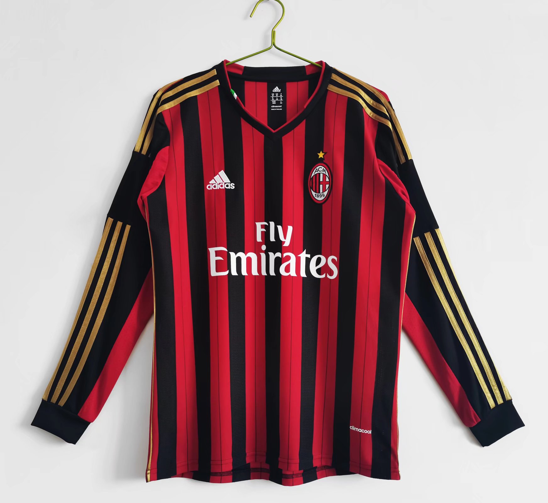 13/14 AC Milan Home Retro Jersey Long Sleeve - leoleo123123