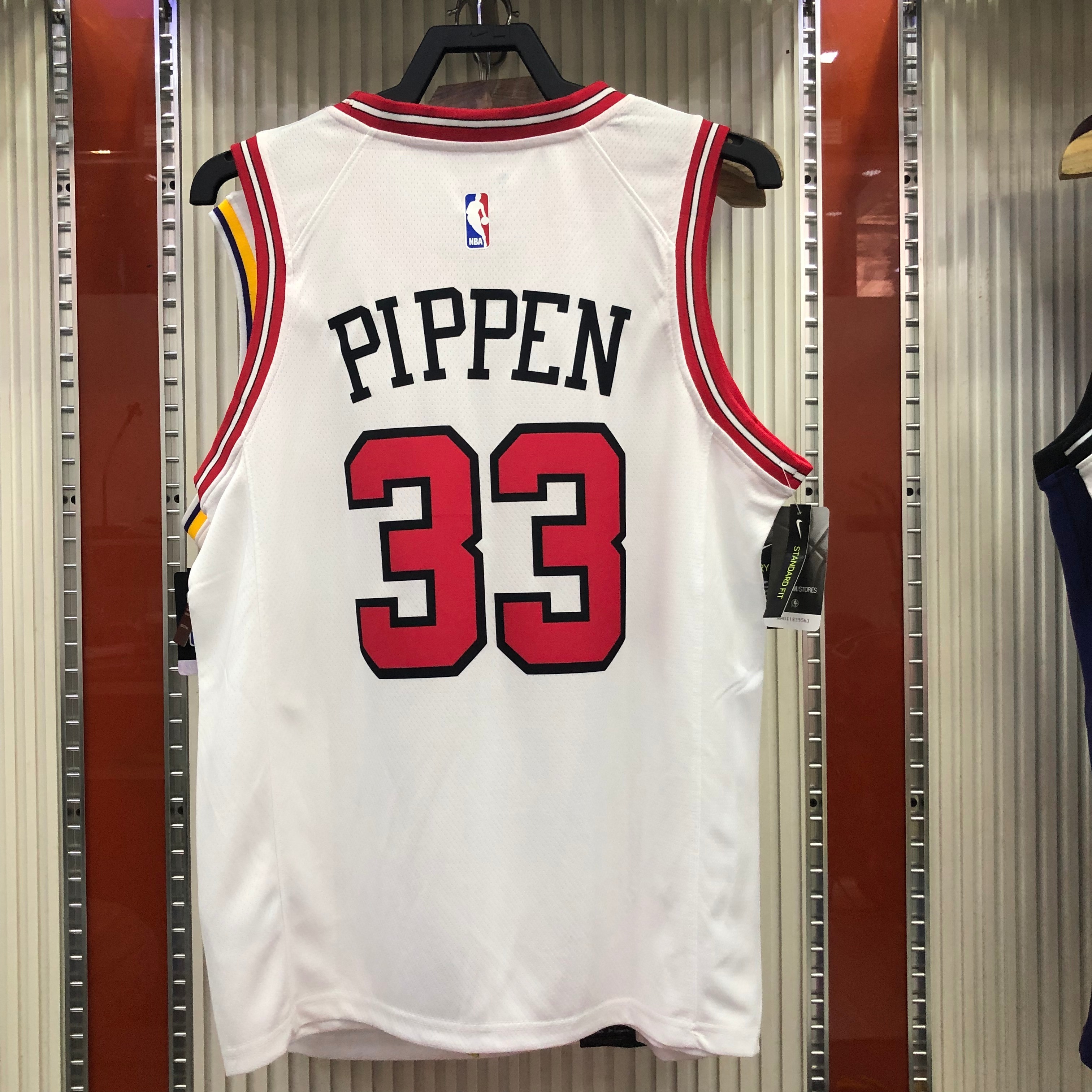 NBA Men Chicago Bulls White #33 PIPPEN Jersey High Quality Name and Number Print - leoleo123123