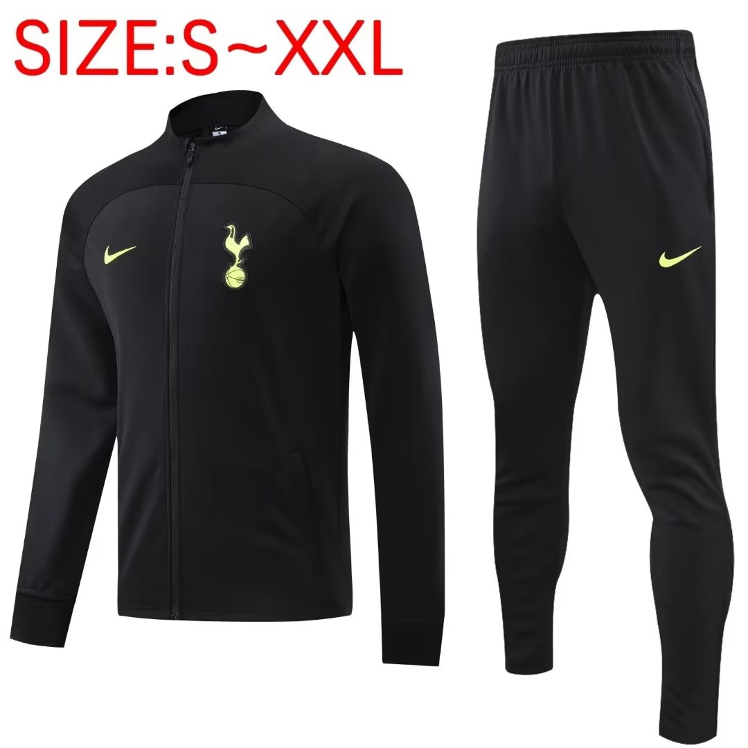 22/23 Tottenham Black Jacket Tracksuit Thai Quality - leoleo123123