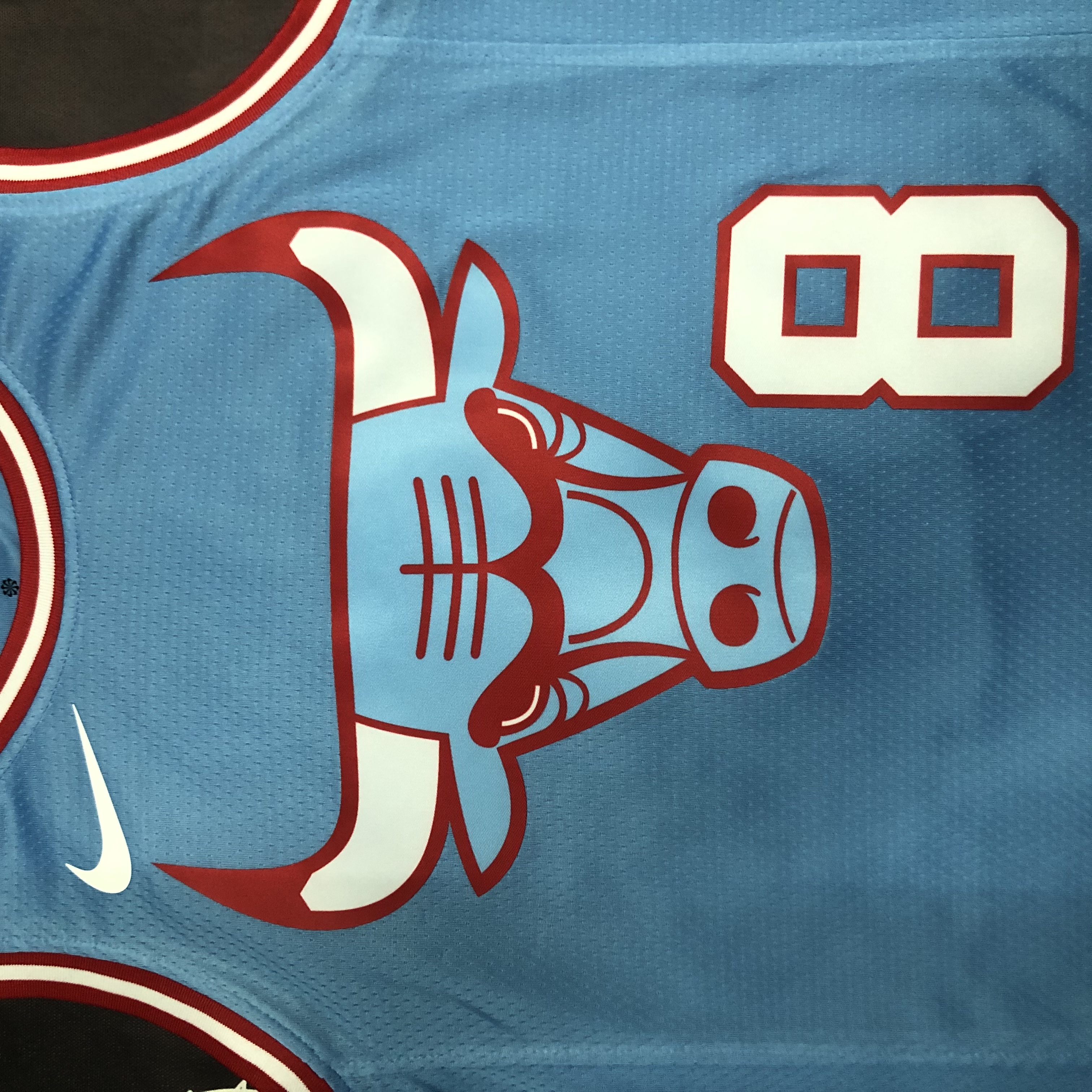NBA Men Chicago Bulls Blue #8 LAVINE Jersey High Quality Name and Number Print - leoleo123123