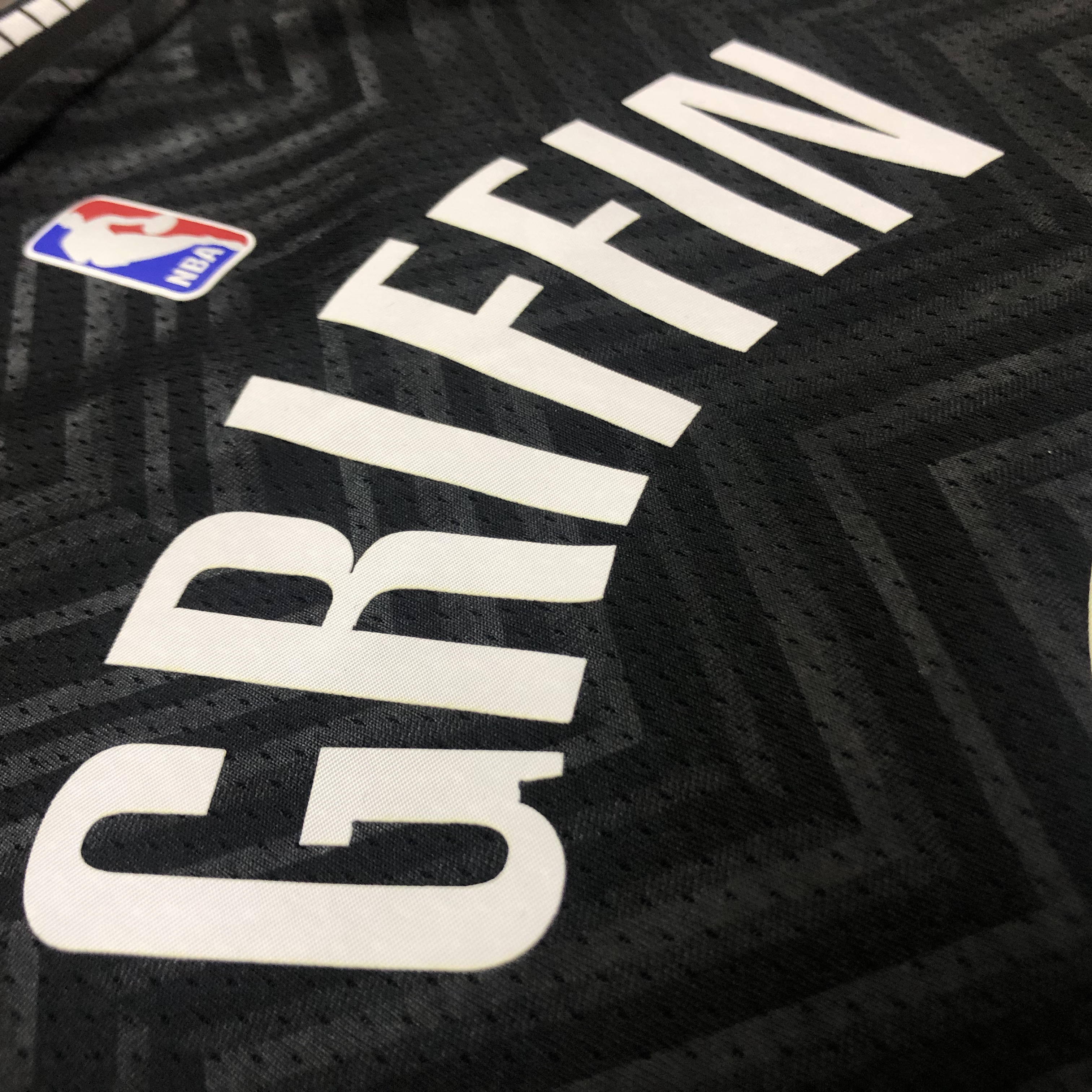 NBA Men New 2021 Brooklyn Nets Black Awarding Version #2 GRIFFIN Jersey High Quality Name and Number Print - leoleo123123