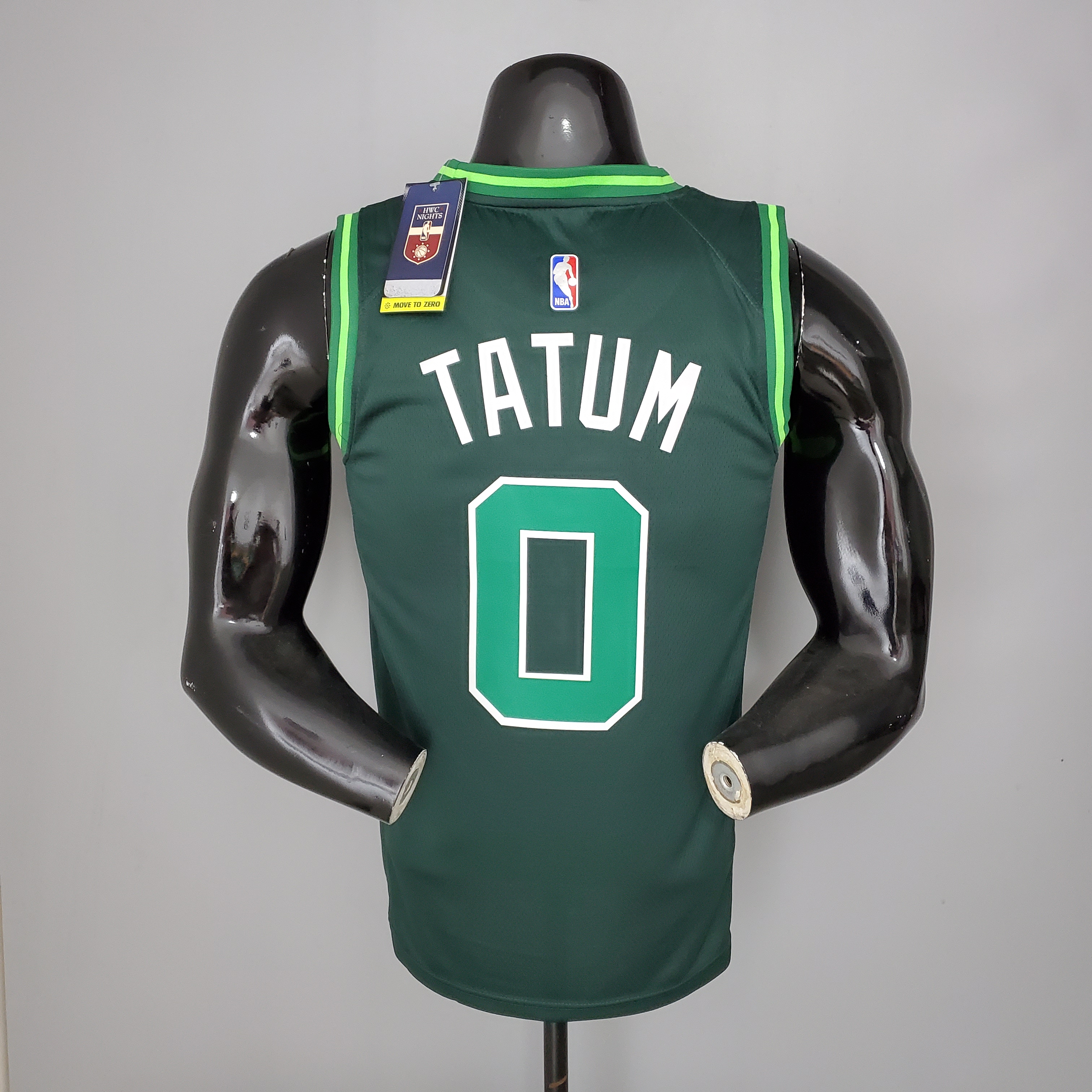 NBA Season 2021 Boston Celtics Dark Green Rewarding Version #0 TATUM Jersey High Quality Name and Number Print - leoleo123123