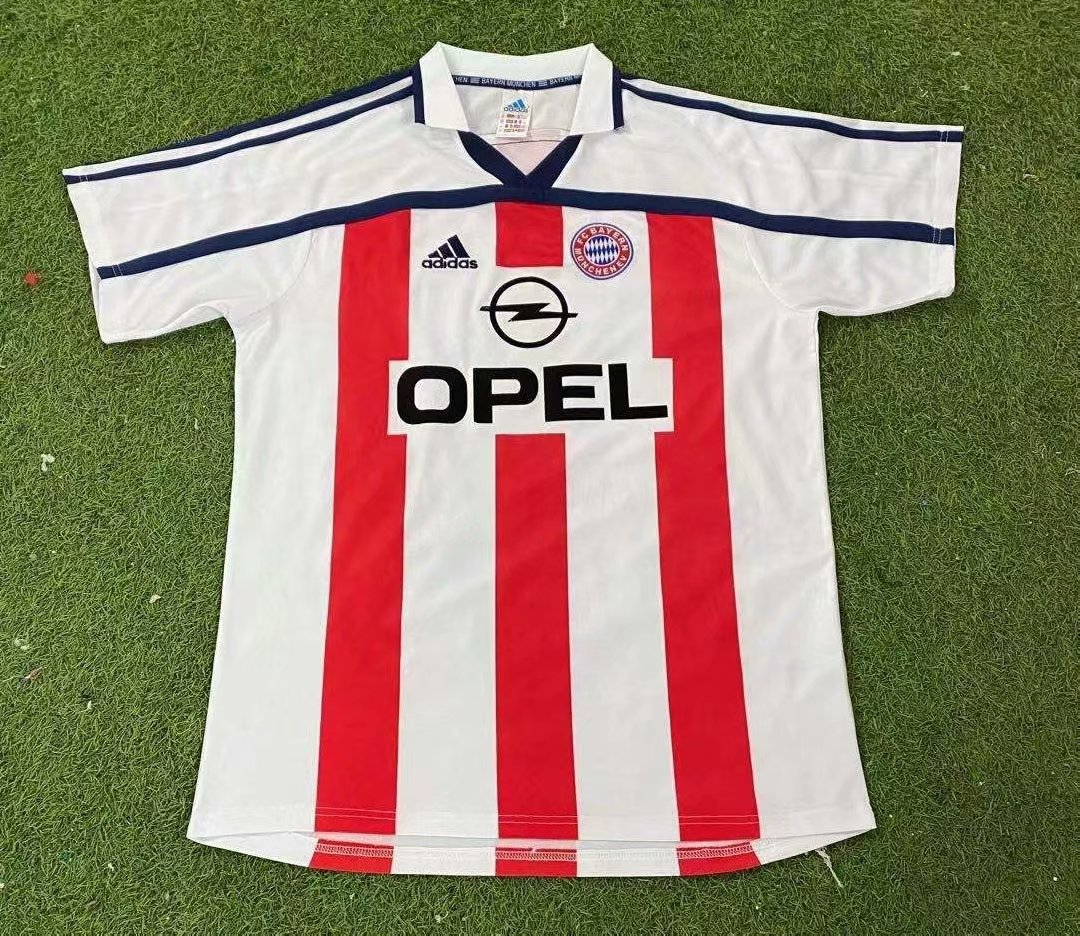 00/01 Bayern Munich Away Retro Jersey - leoleo123123