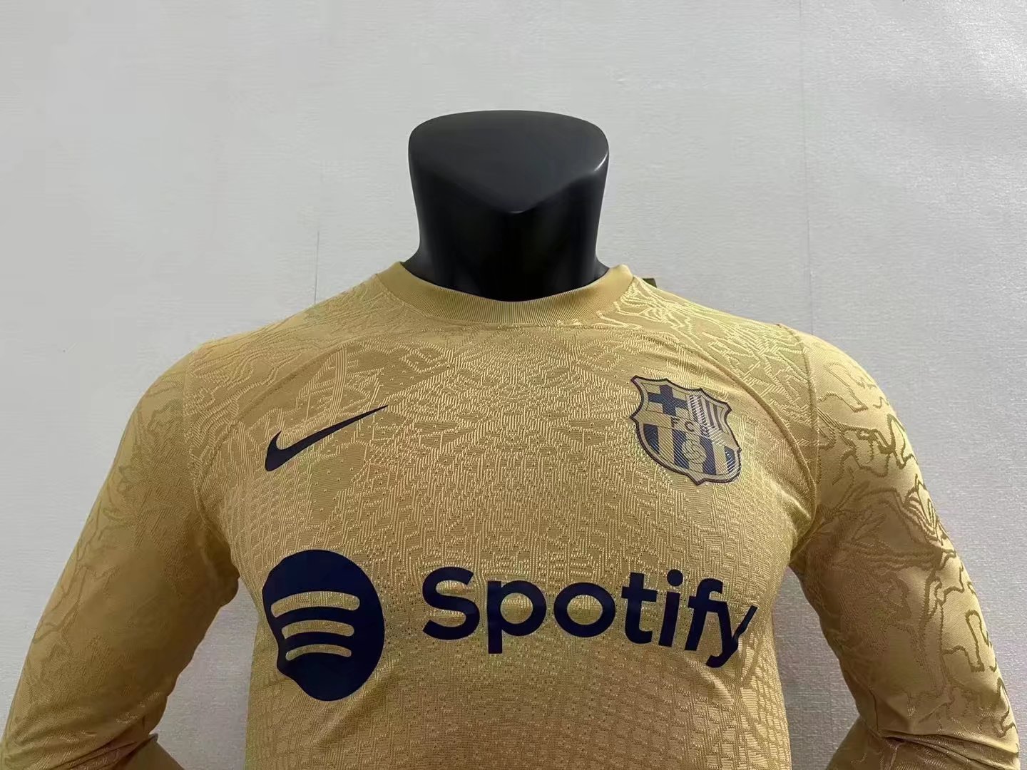 22/23 Barcelona Away Jersey Long Sleeve Player Version 1:1 Quality - leoleo123123