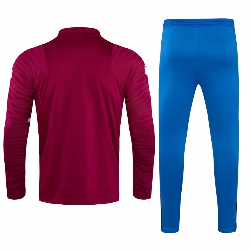 21/22 Barcelona Jujube Red Sweater Tracksuit Thai Quality - leoleo123123