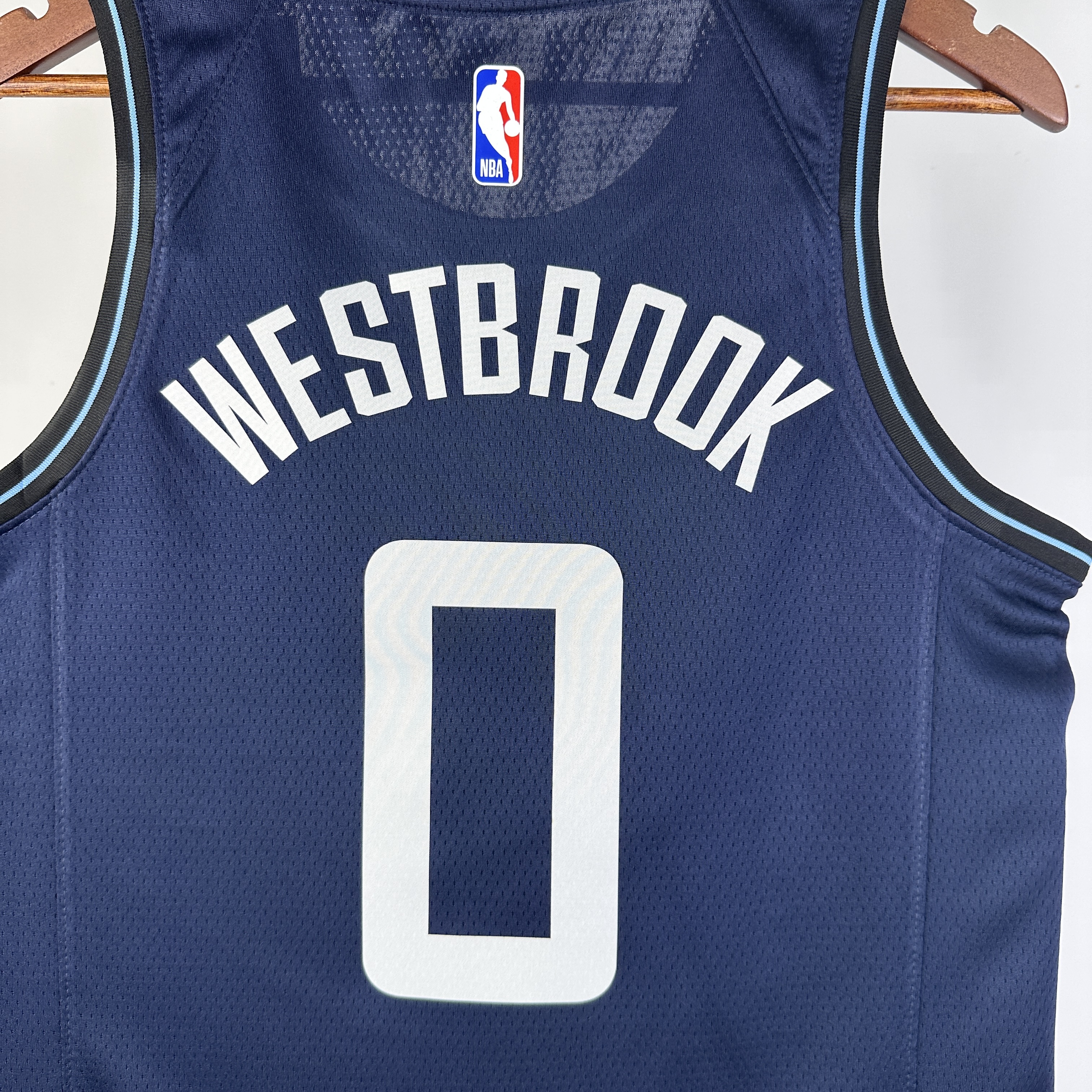 NBA Season 2024 Men Los Angeles Clippers Navy #0 WESTBROOK Jersey High Quality Name and Number Print - leoleo123123
