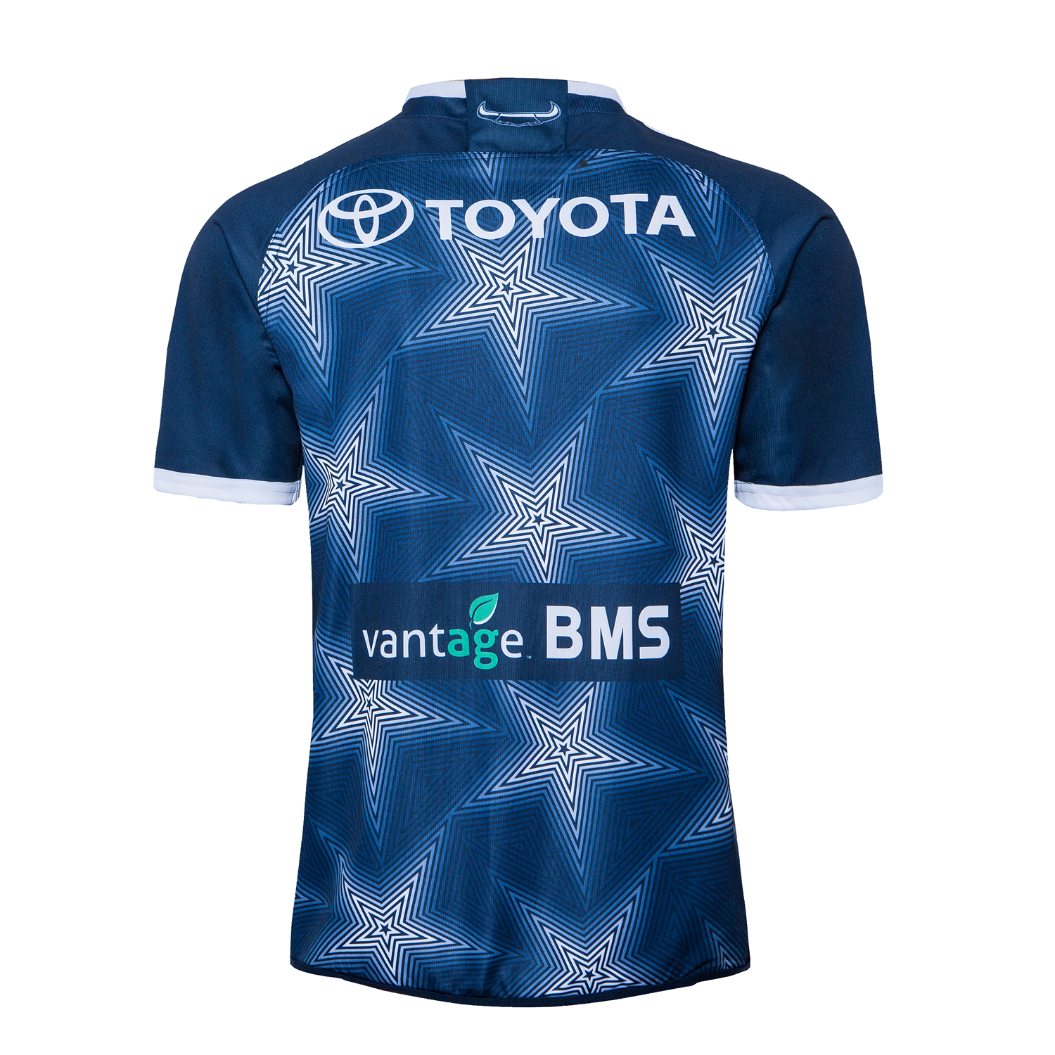 Rugby 2020-2021 North Queensland Cowboys Dark Blue with Stars Rugby Polo High Quality - leoleo123123