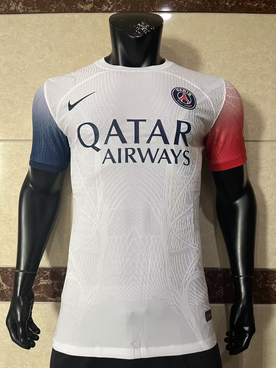 23/24 PSG White Jersey Player Version 1:1 Quality - leoleo123123