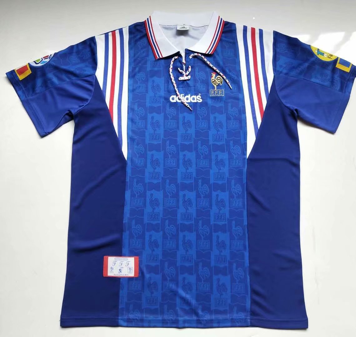 1996 France Home Retro Jersey - leoleo123123