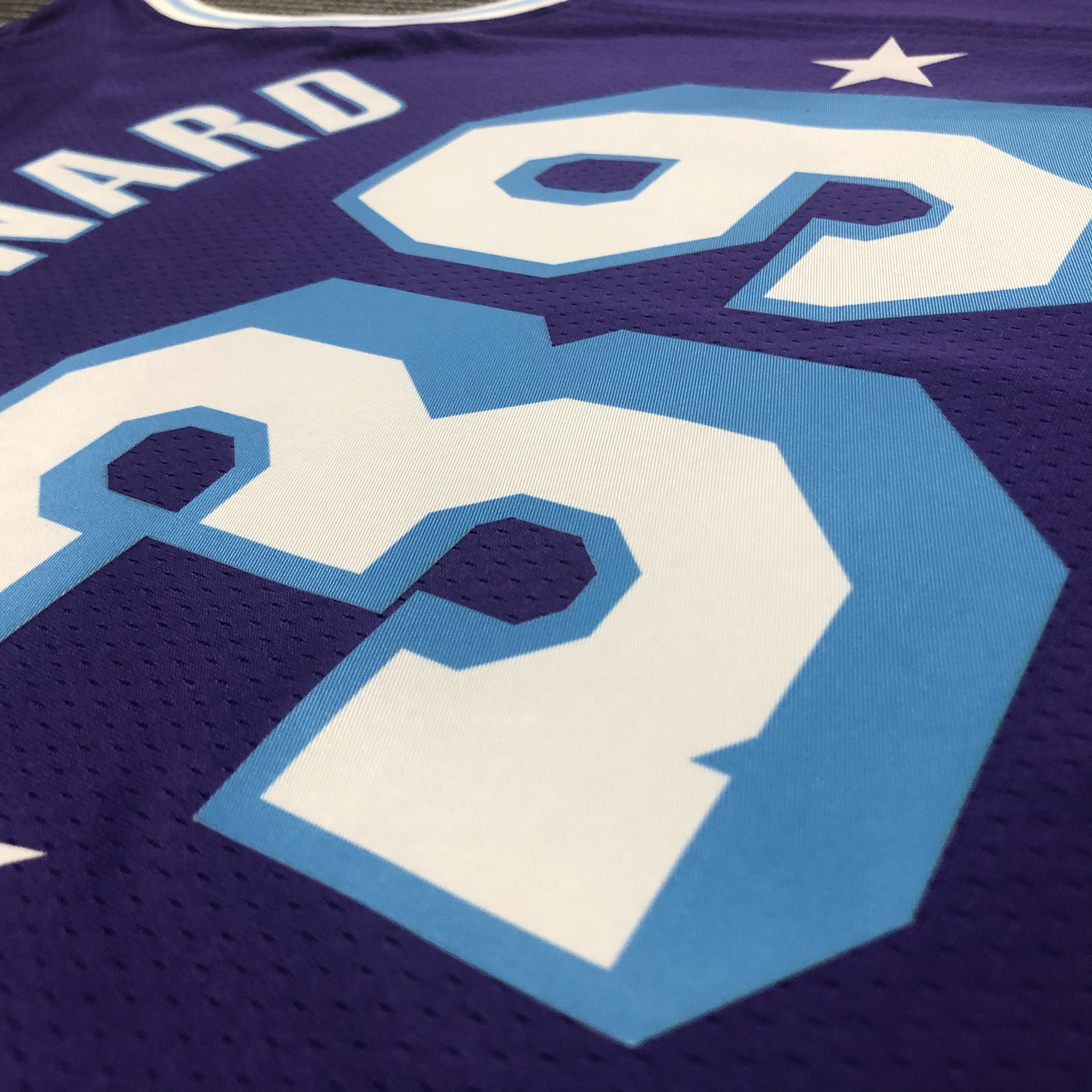 NBA Season 2022 75th Anniversary Los Angeles Lakers Purple Round Neck #39 HOWARD Jersey High Quality Name and Number Print - leoleo123123