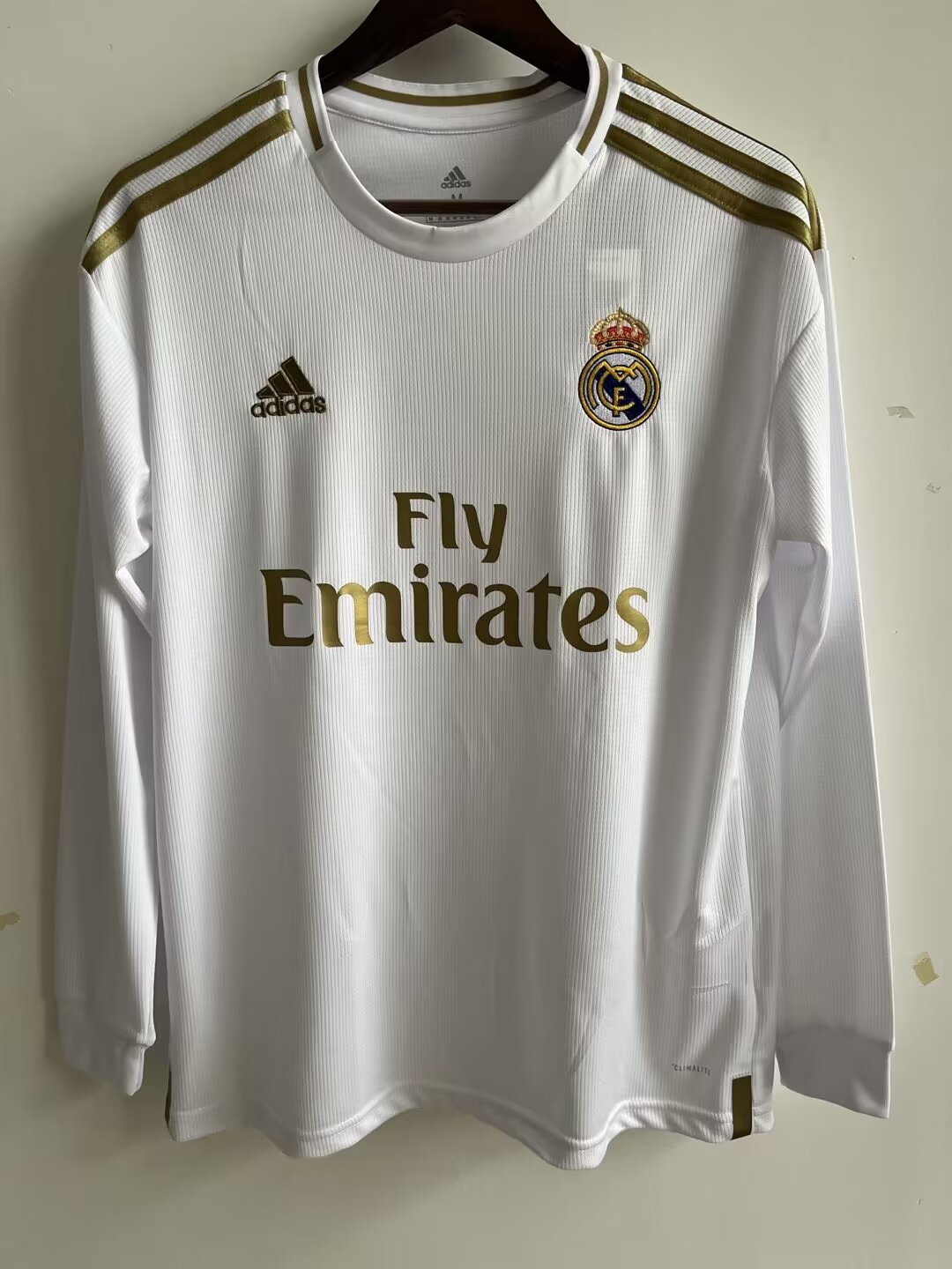 19/20 Real Madrid Home Retro Jersey Long Sleeve - leoleo123123