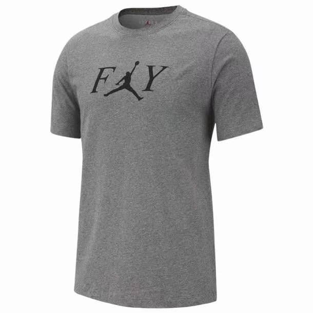 Jorand Grey Pure Cotton T-shirts - leoleo123123