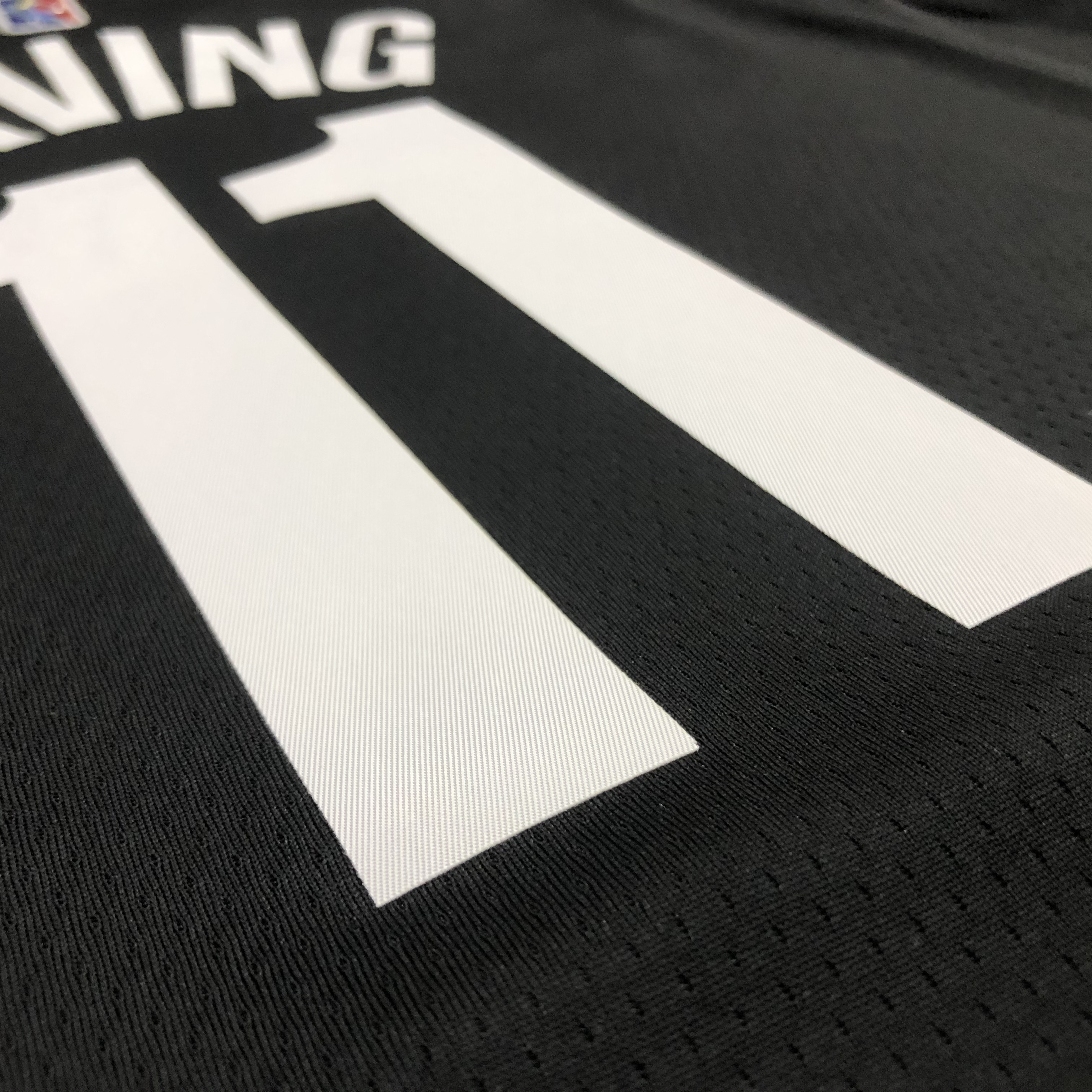 NBA Men 75th Anniversary Brooklyn Nets Black #11 IRVING Jersey High Quality Name and Number Print - leoleo123123
