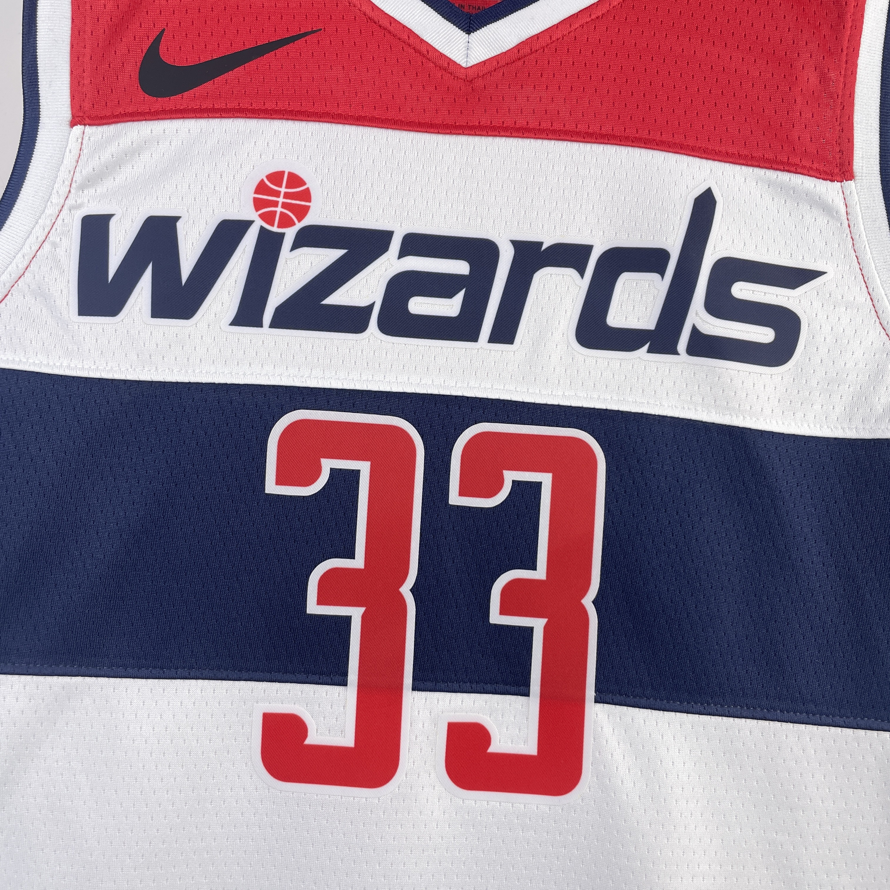 NBA Men 2023 Washington Wizards White #33 KUZMA Jersey High Quality Name and Number Print - leoleo123123