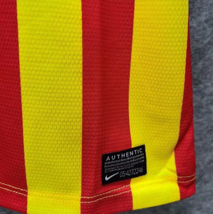 13-14 Barcelona Away Retro Jersey - leoleo123123