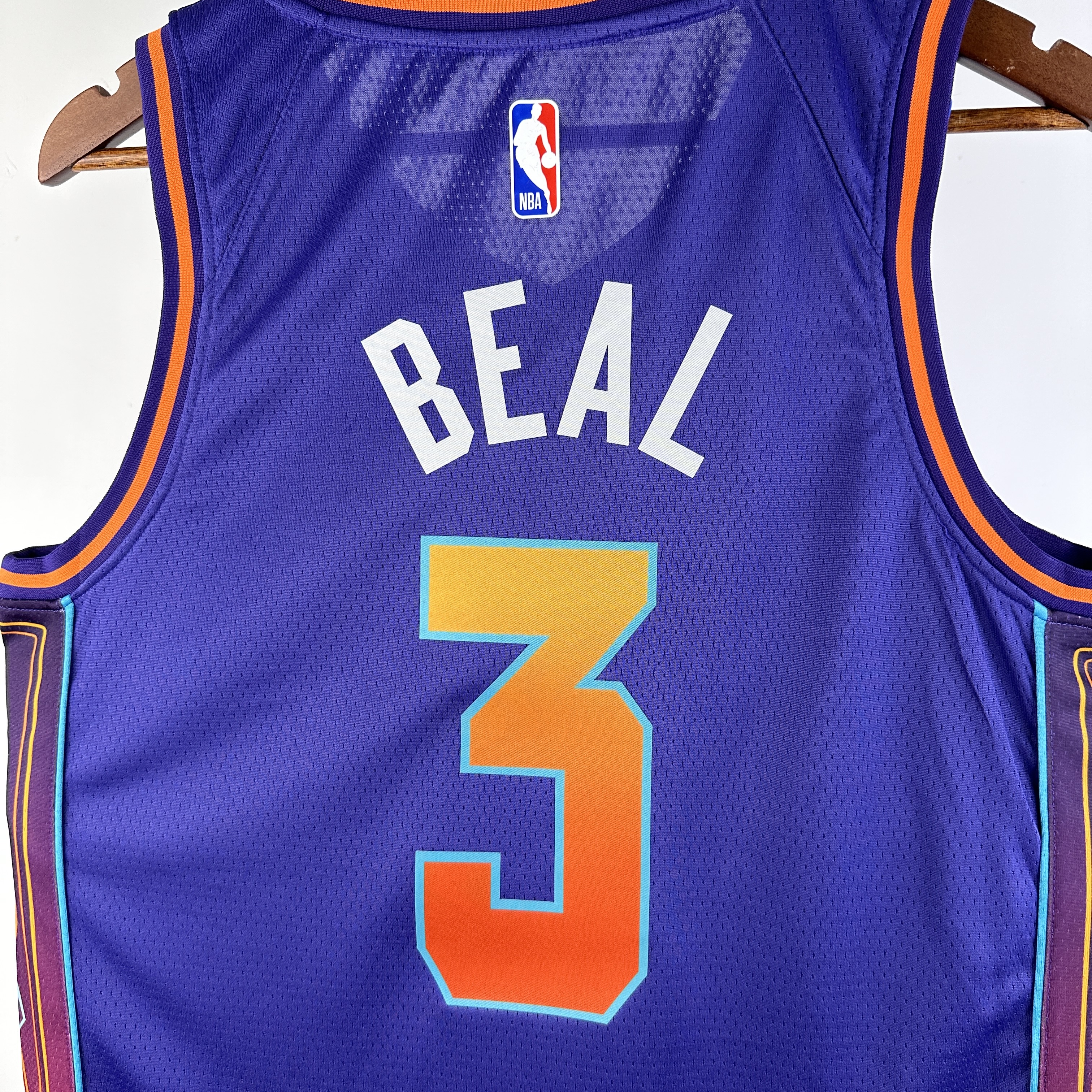 NBA Men 2024 Phoenix Suns Purple City Edition #3 BEAL Jersey High Quality Name and Number Print - leoleo123123