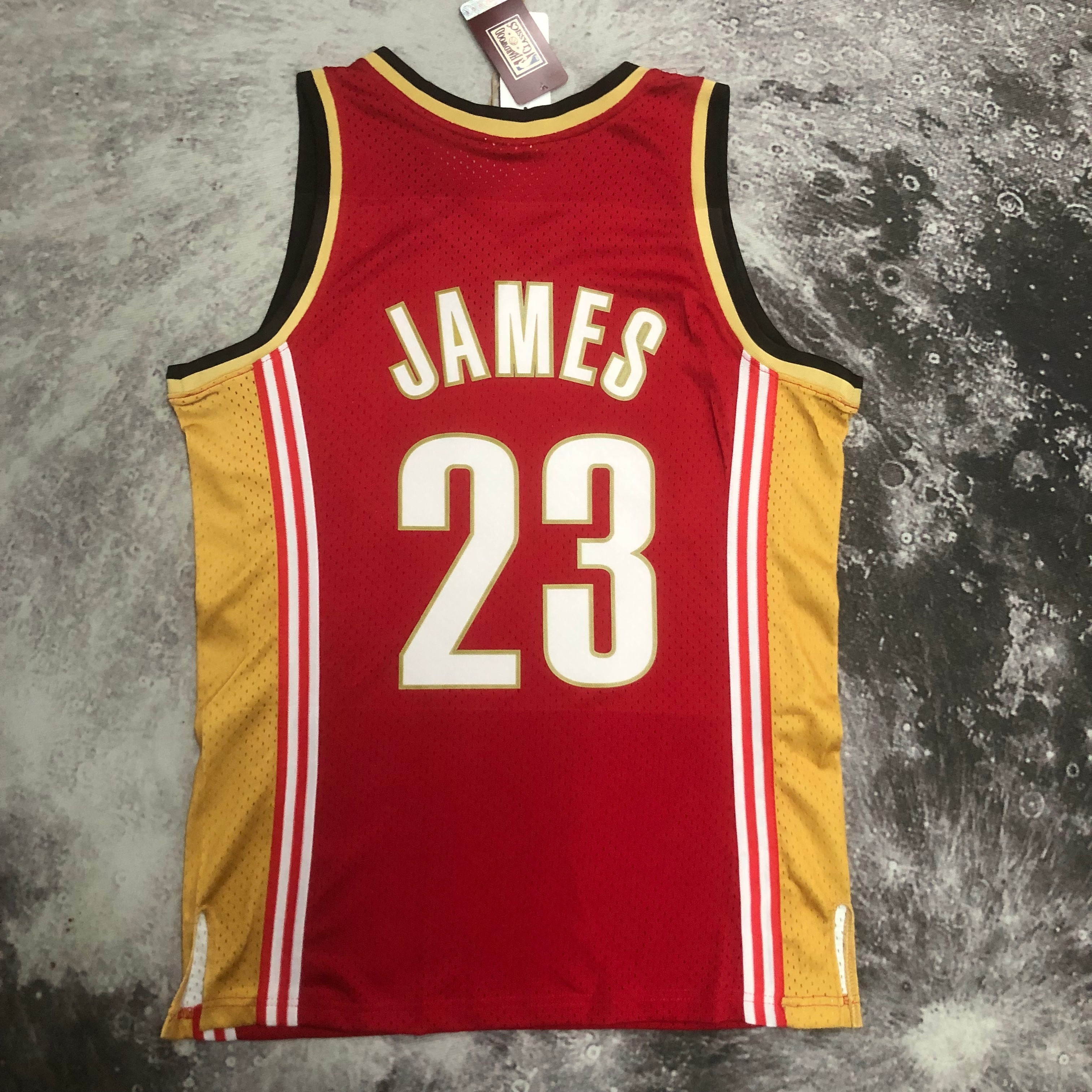 NBA Season 03-04 Men Cleveland Cavaliers Red #23 JAMES Classics Swingman Jersey - leoleo123123