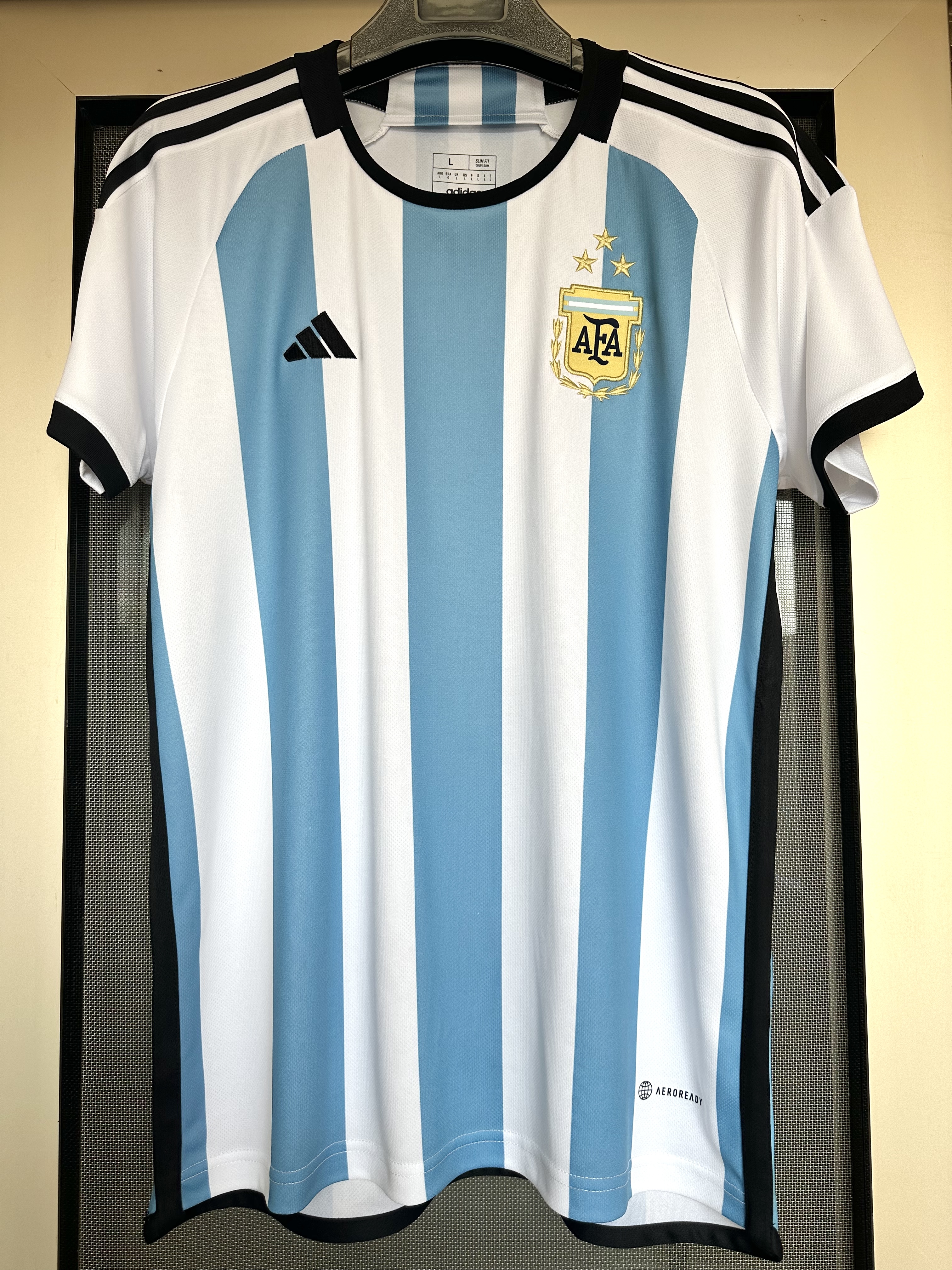 22/23 Argentina Home With 3 Stars World Cup Jersey Fans Version 1:1 Quality - leoleo123123