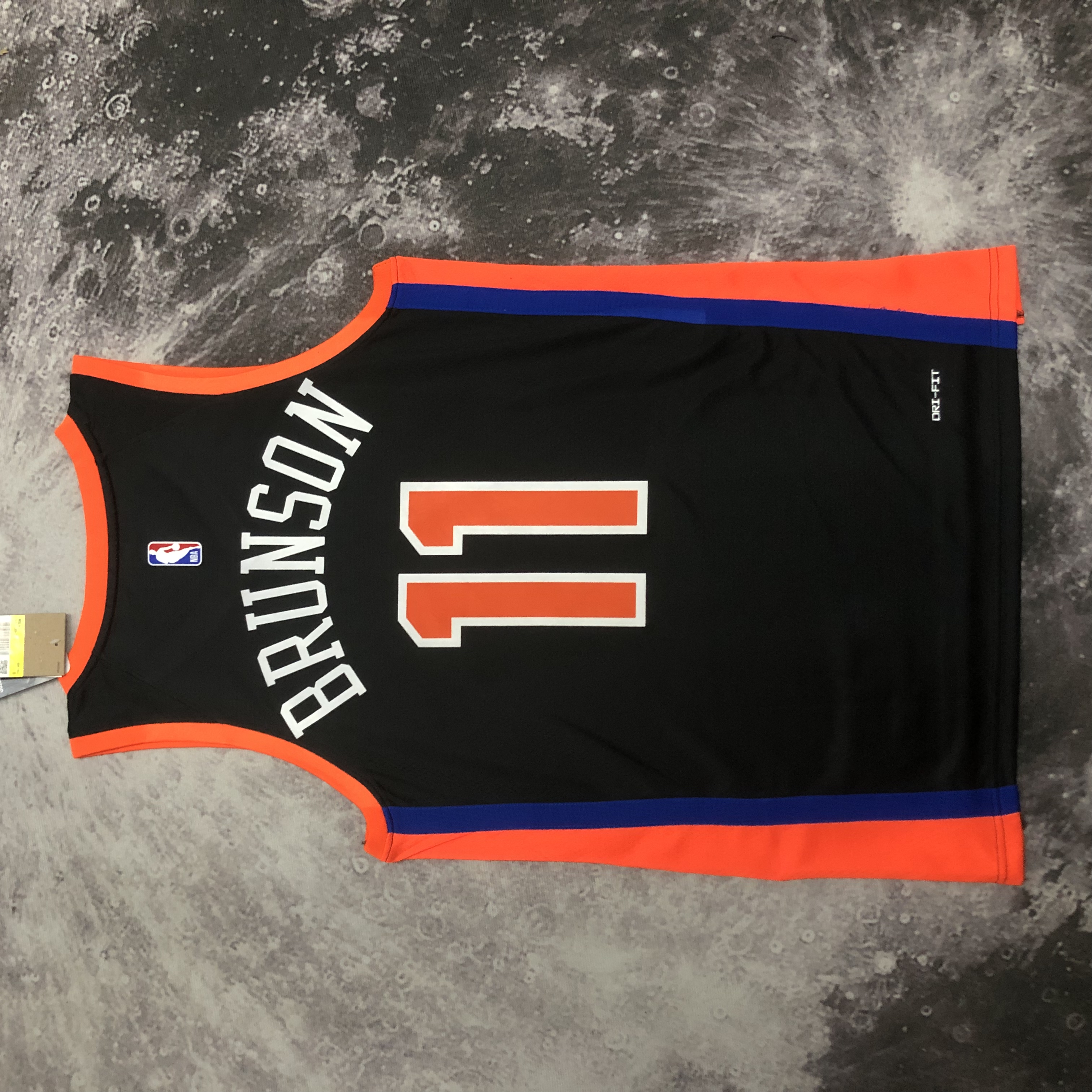 NBA Men 2023 New York Knicks Black #11 BRUNSON Jersey High Quality Name and Number Print - leoleo123123