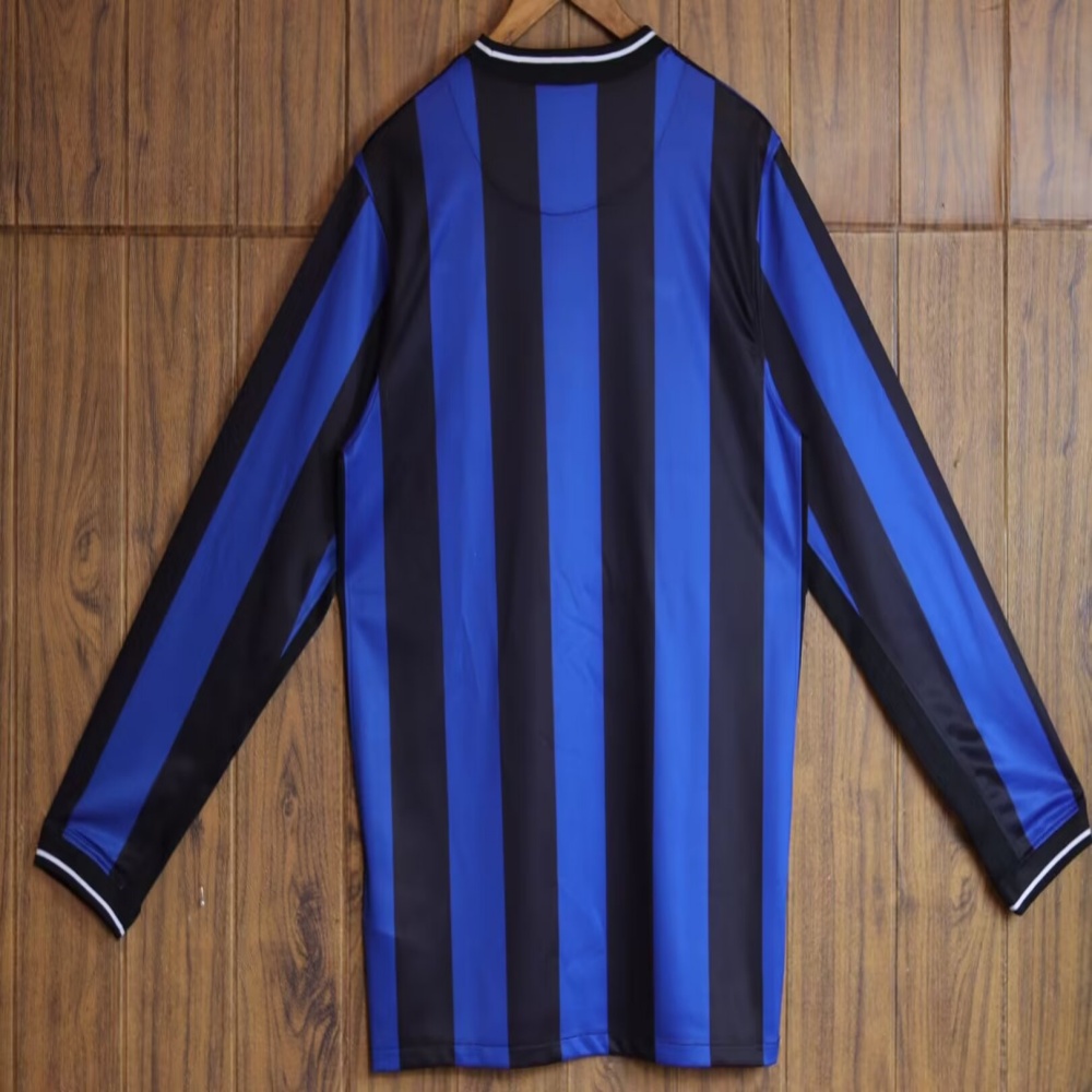 09/10 Inter Milan Home Retro Jersey Long Sleeve - leoleo123123
