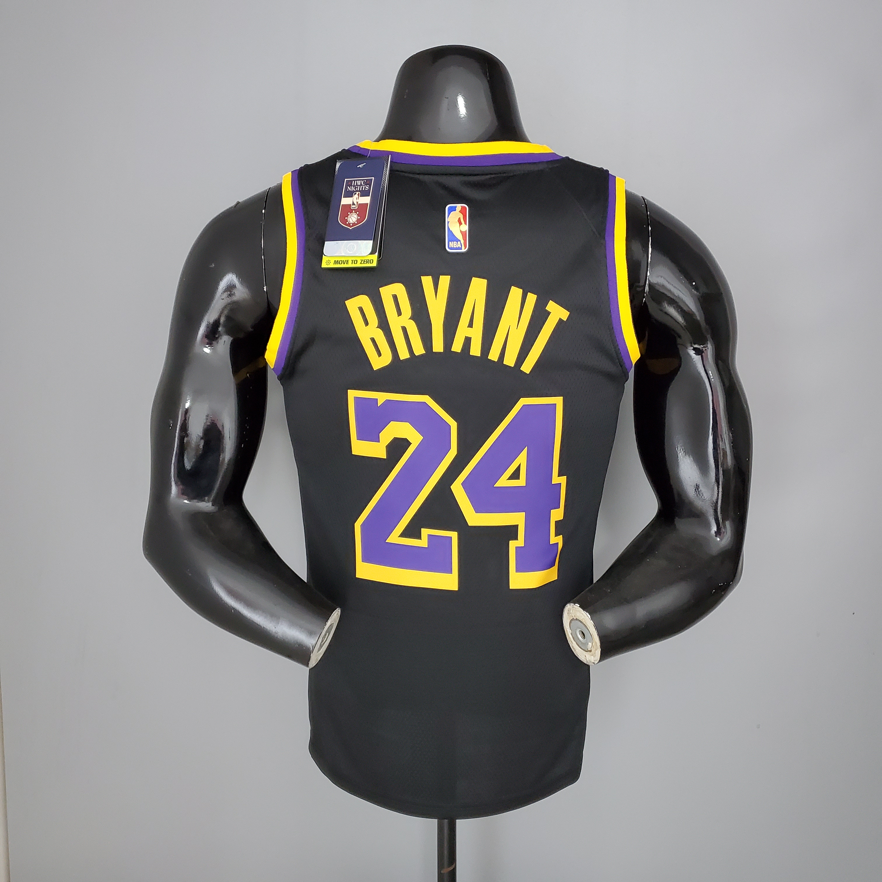 2021 Bryant #24 Lakers Bonus Edition Black NBA Jersey High Quality Name and Number Print - leoleo123123