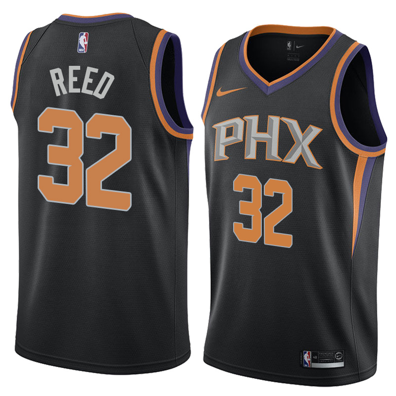 NBA Men Phoenix Suns Black #32 REED Jersey High Quality Name and Number Print - leoleo123123