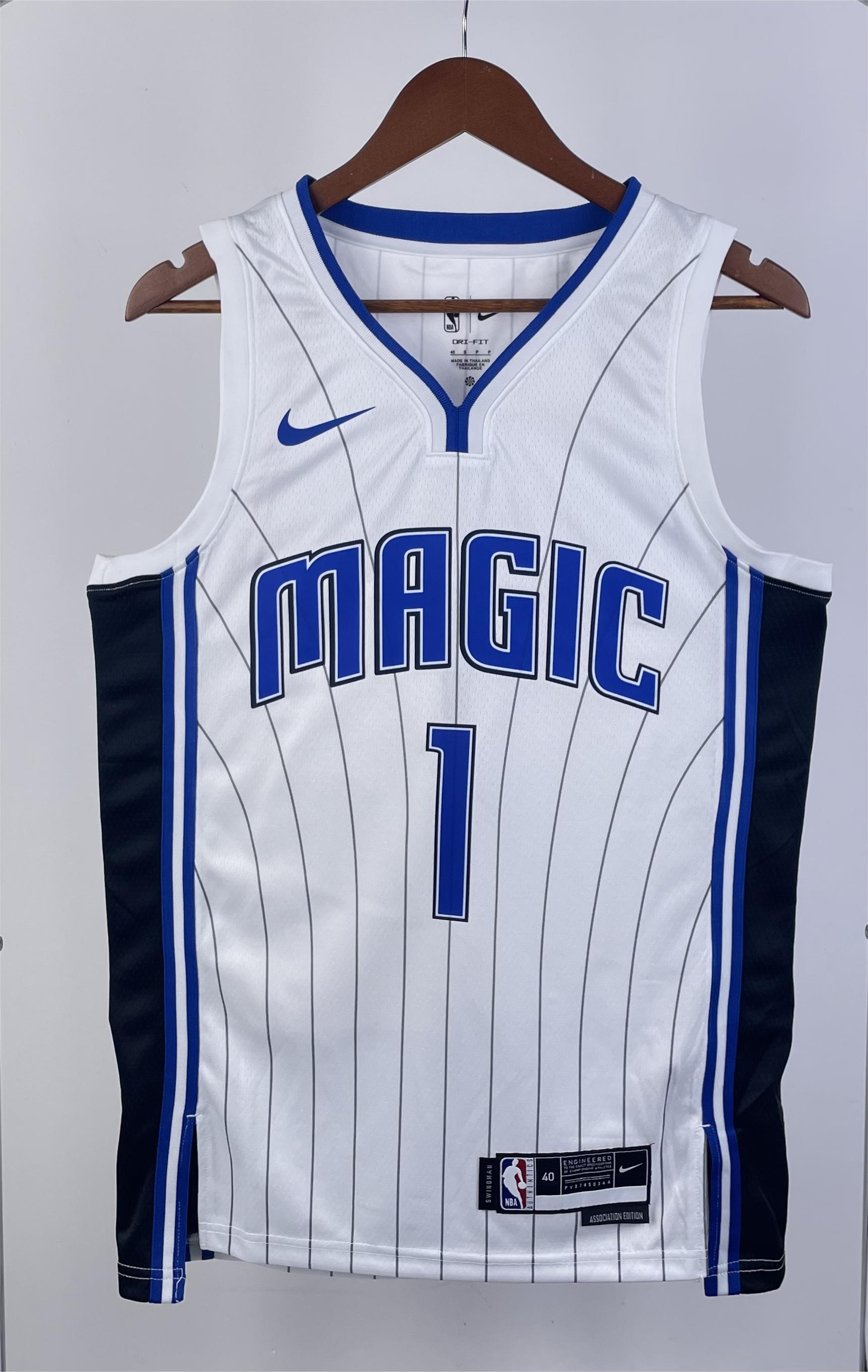 NBA Season 2023 Orlando Magic White #1 McGRADY Jersey High Quality Name and Number Print - leoleo123123