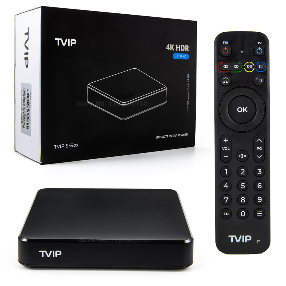 TVIP S-Box v.705 4K Ultra HD box 2.4/5 GHz WiFi Android 11 TV Box Amlogic S905W2 TVIP705 Media Player 10PCS/Lot - leoleo123123