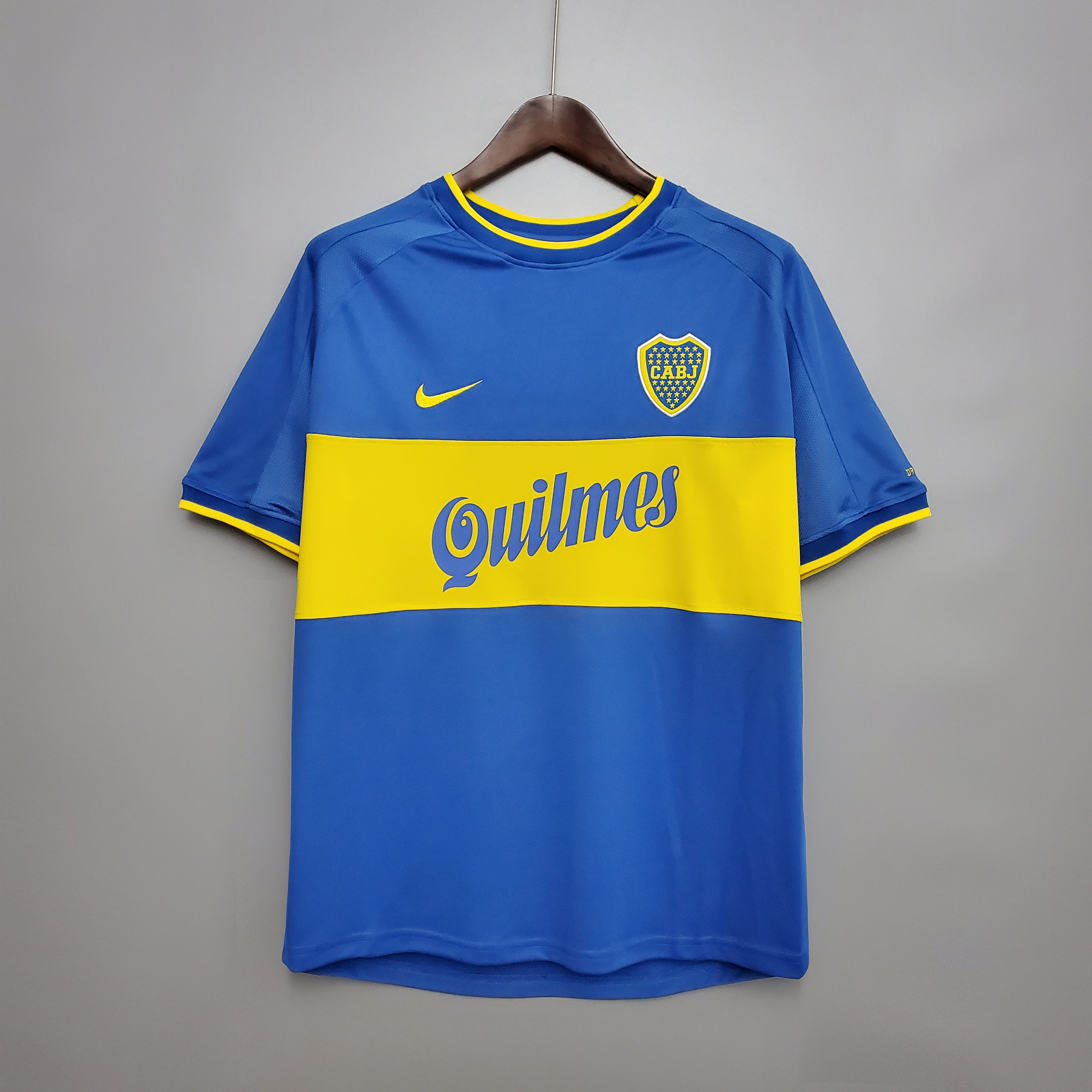 1999 Boca Home Retro Soccer Jersey Thai Quality - leoleo123123