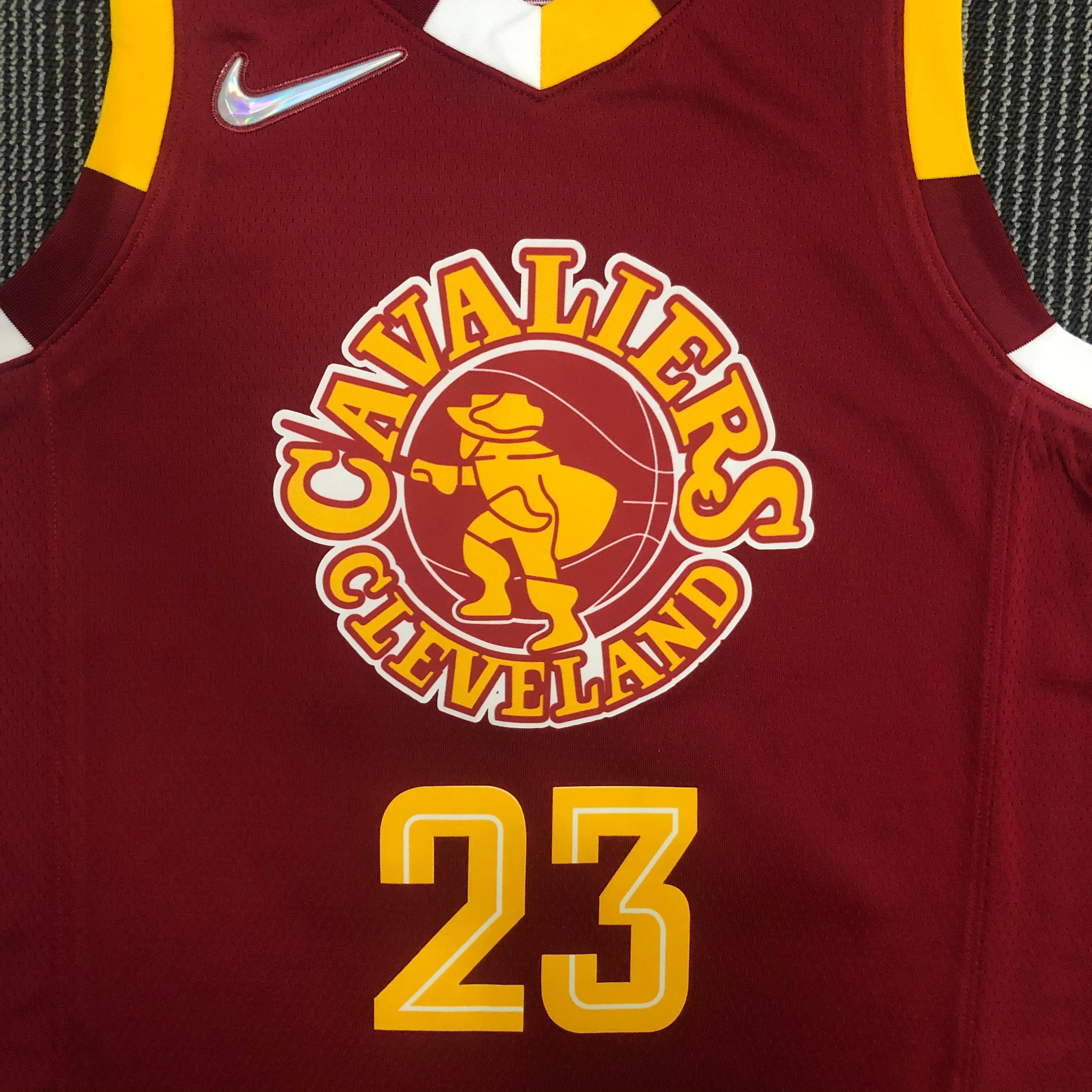 NBA Season 2022 Men Cleveland Cavaliers Red #23 JAMES Jersey High Quality Name and Number Print - leoleo123123