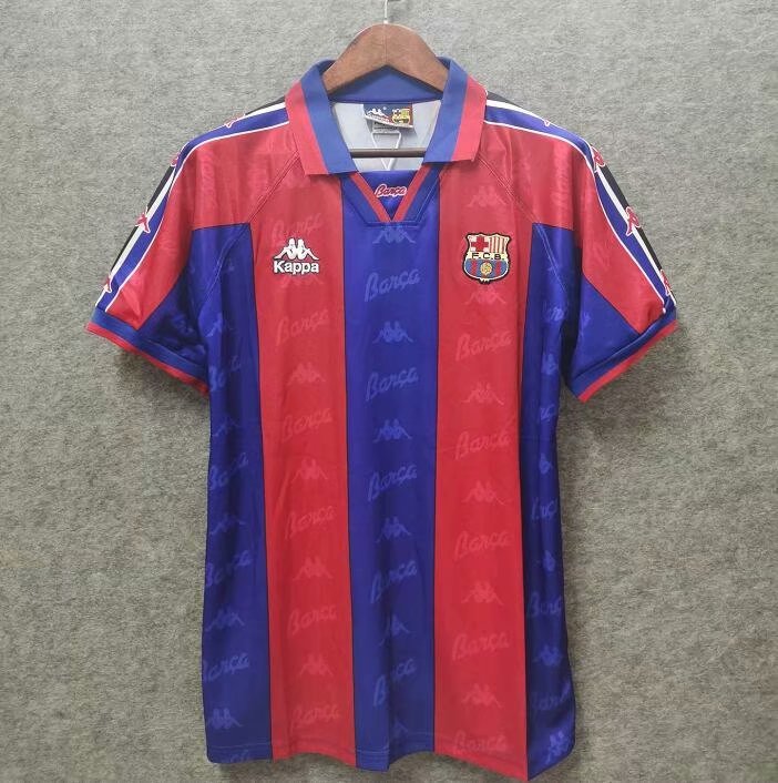 96-97 Barcelona Home Retro Jersey - leoleo123123