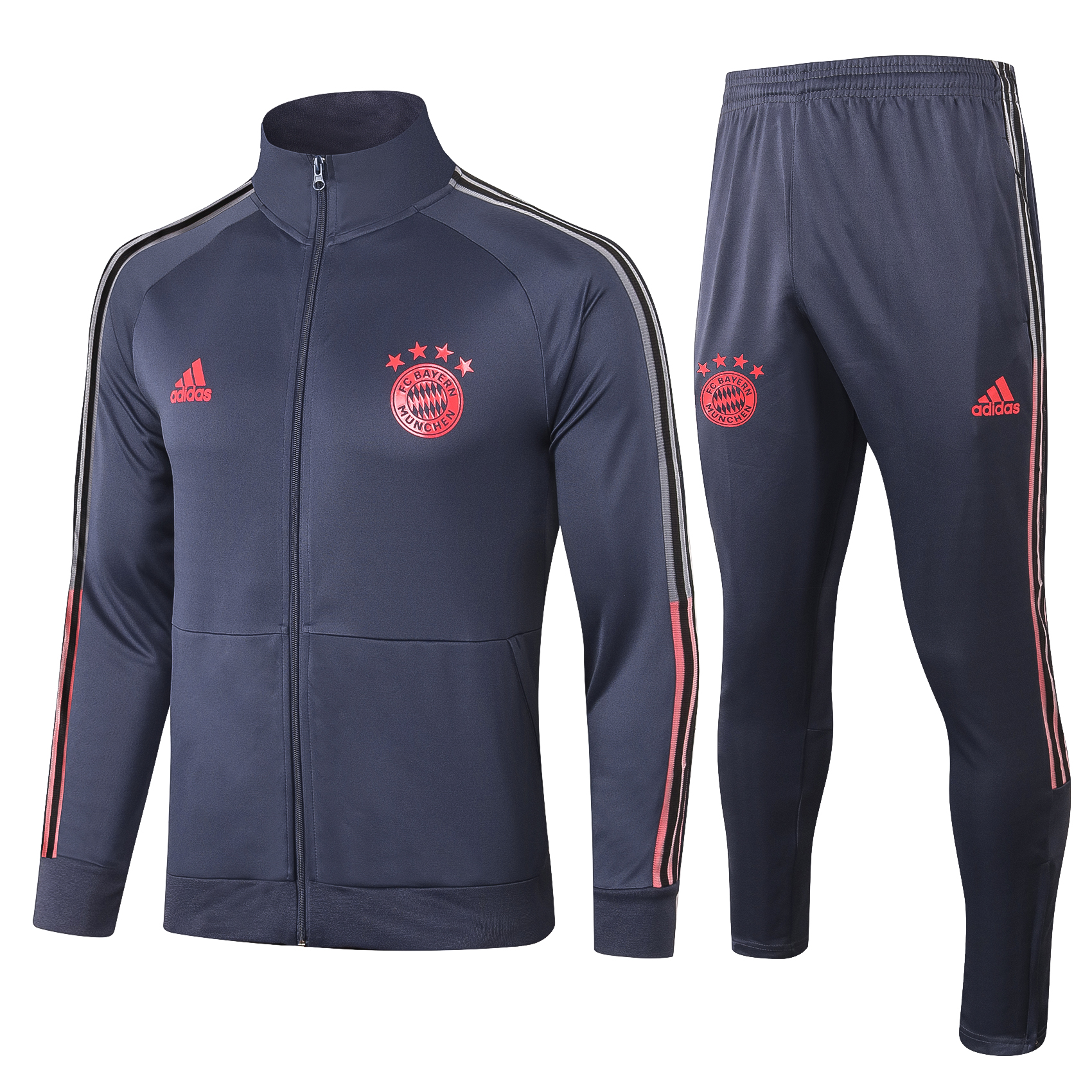 21/22 Bayern Dark Grey Jacket Tracksuit Thai Quality - leoleo123123