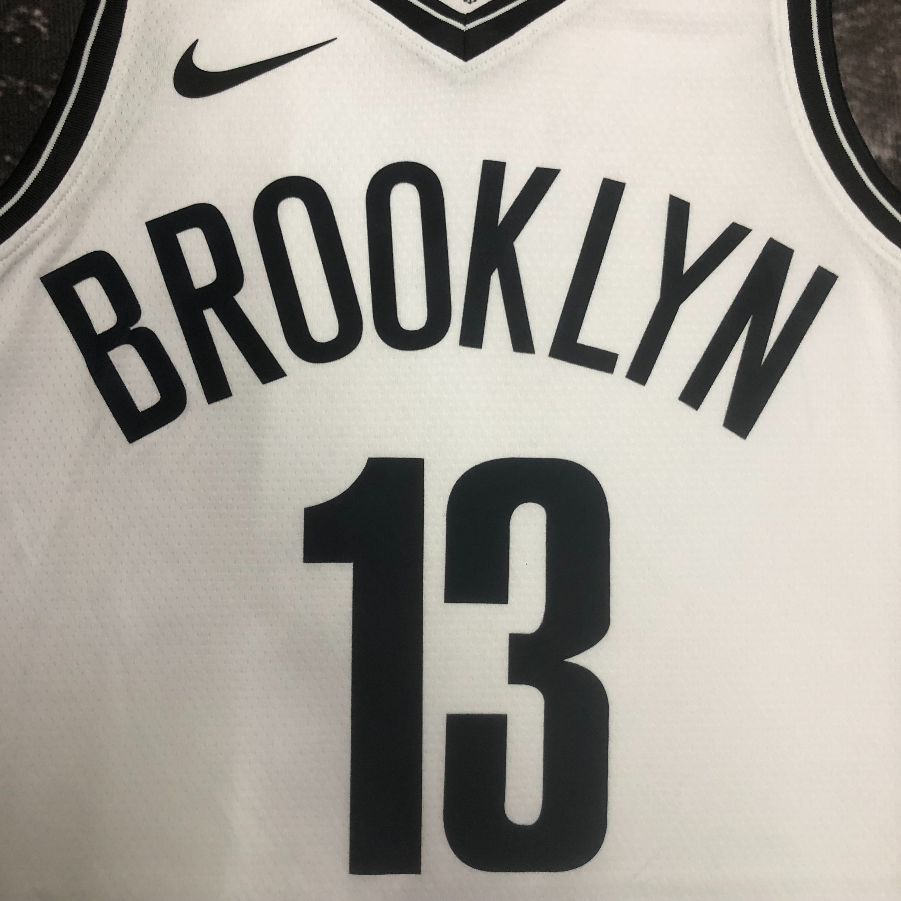 NBA Men 2023 Brooklyn Nets White #13 HARDEN Jersey High Quality Name and Number Print - leoleo123123