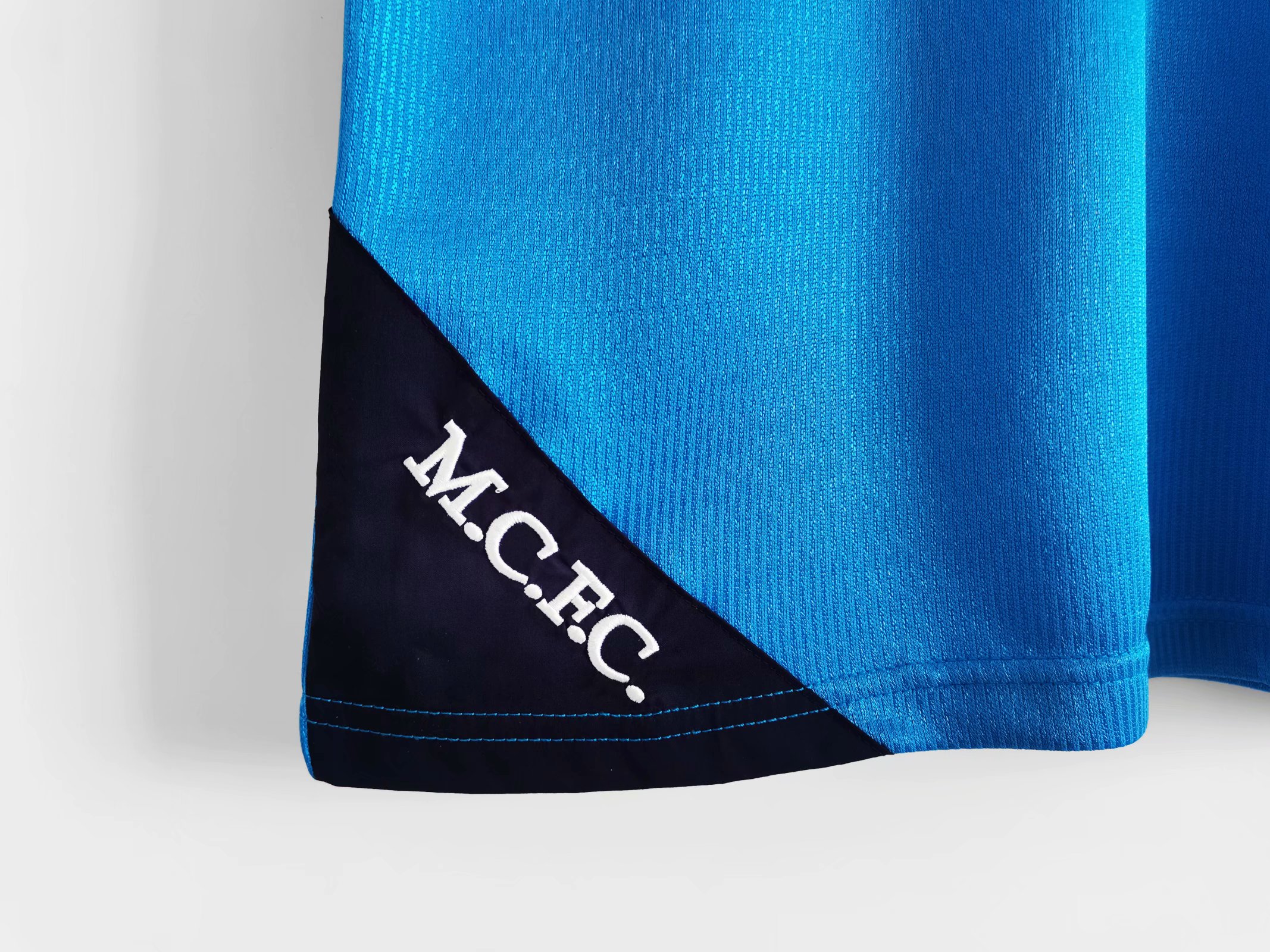 99-01 Man City Home Retro Jersey - leoleo123123
