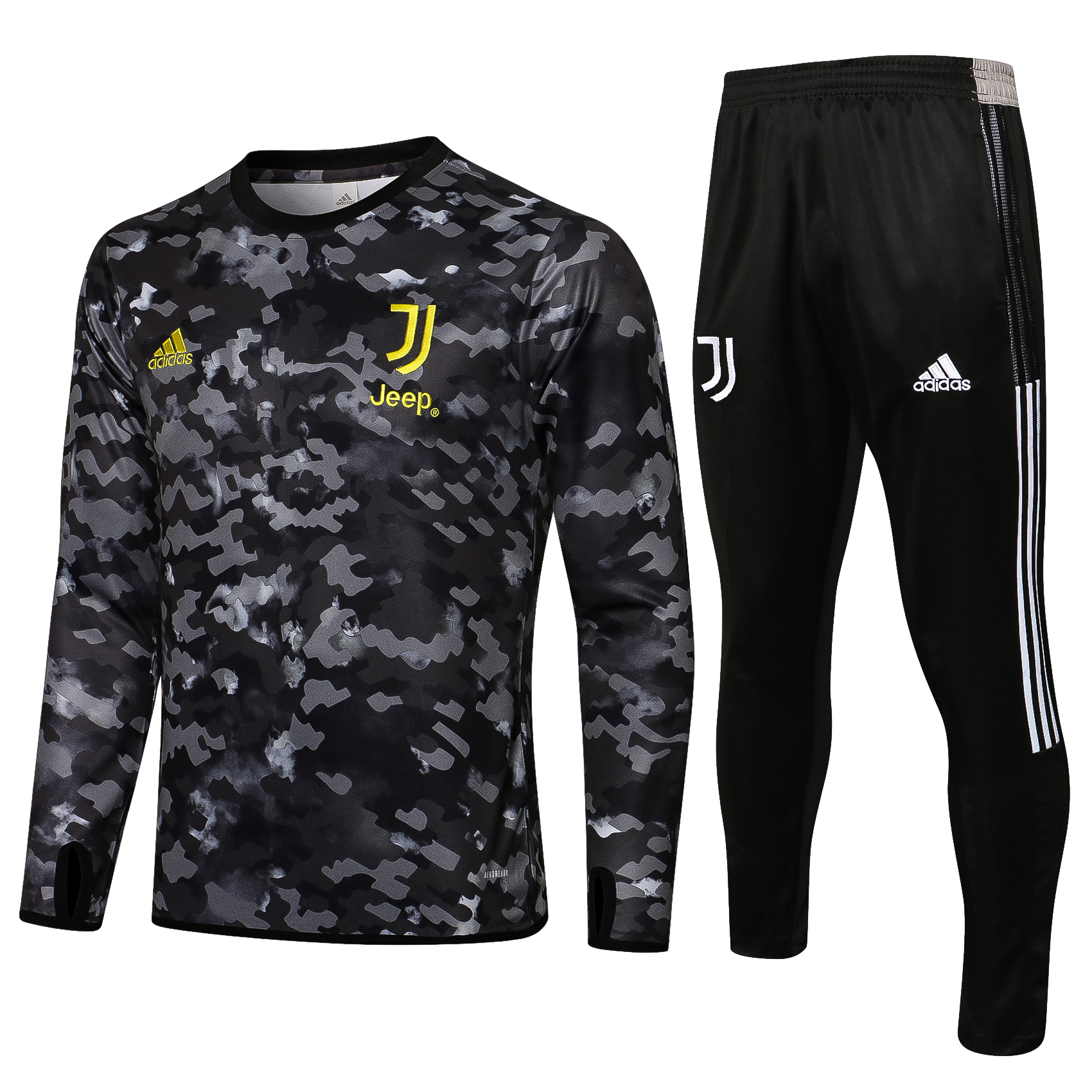 21-22 Juventus Black Camouflage Sweater Tracksuit Thai Quality - leoleo123123