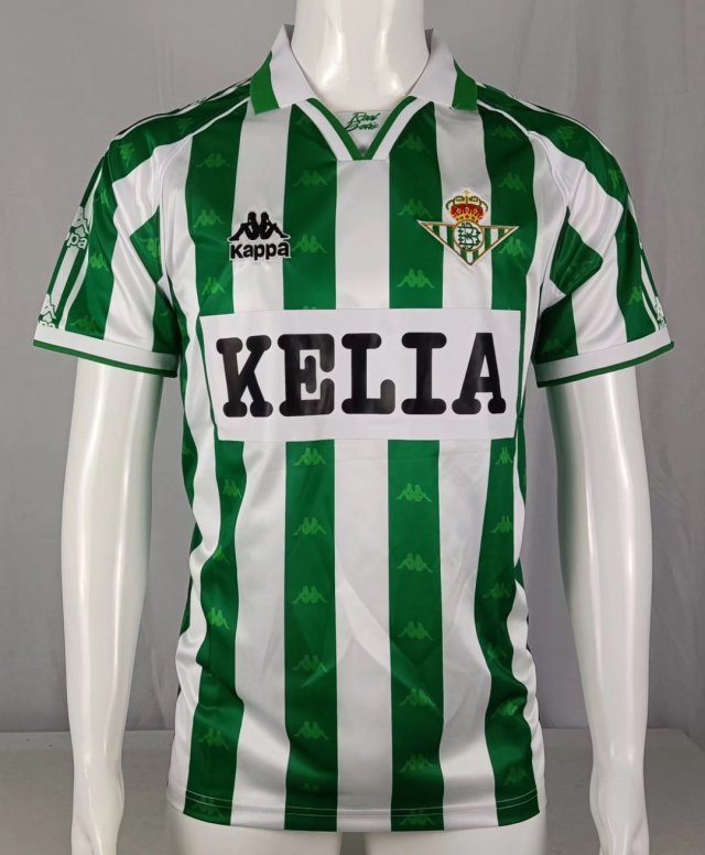 96/97 Real Betis Home Retro Jersey Thai Quality - leoleo123123