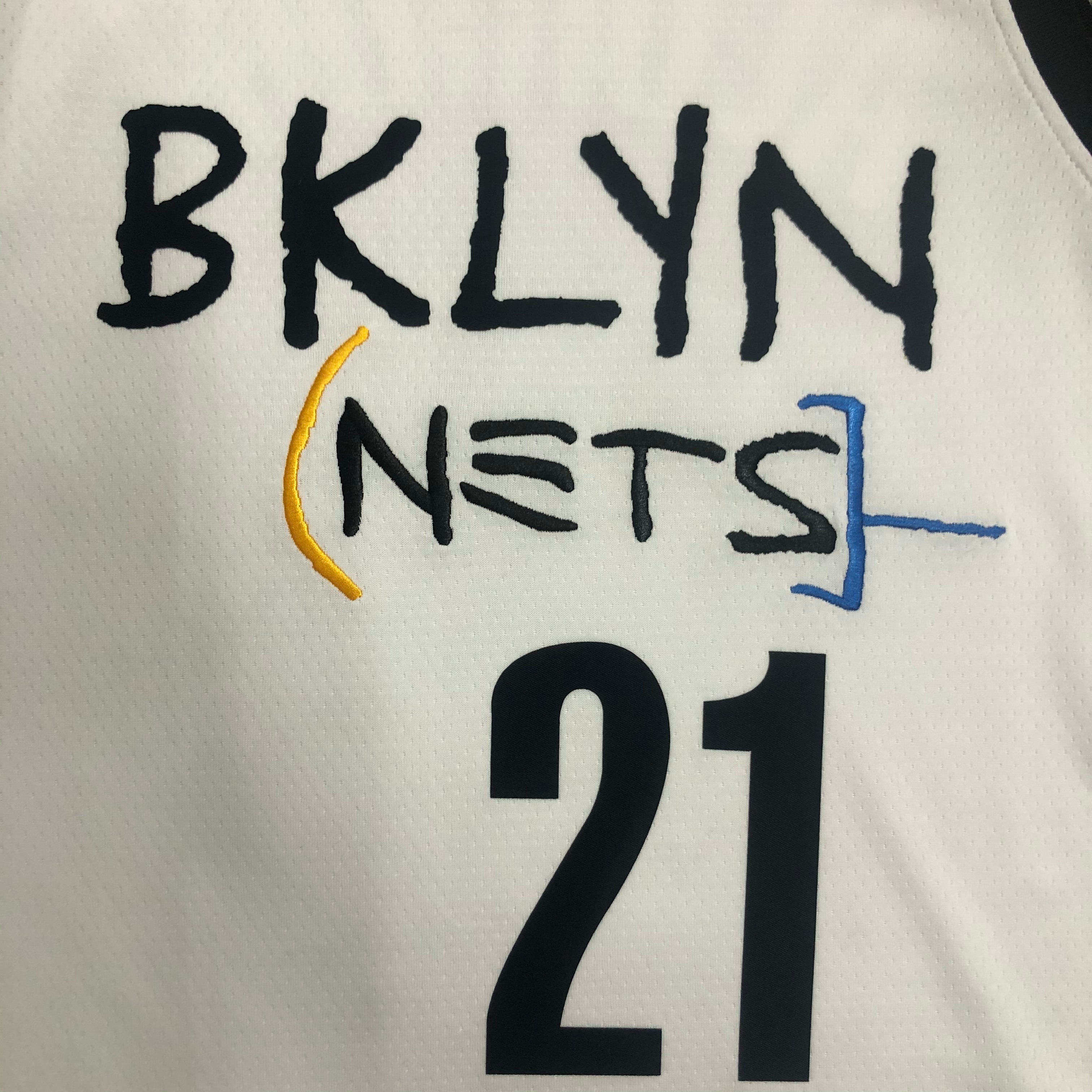 NBA Men Season 2021 Brooklyn Nets White City #21 ALDRIDGE Jersey High Quality Name and Number Print - leoleo123123