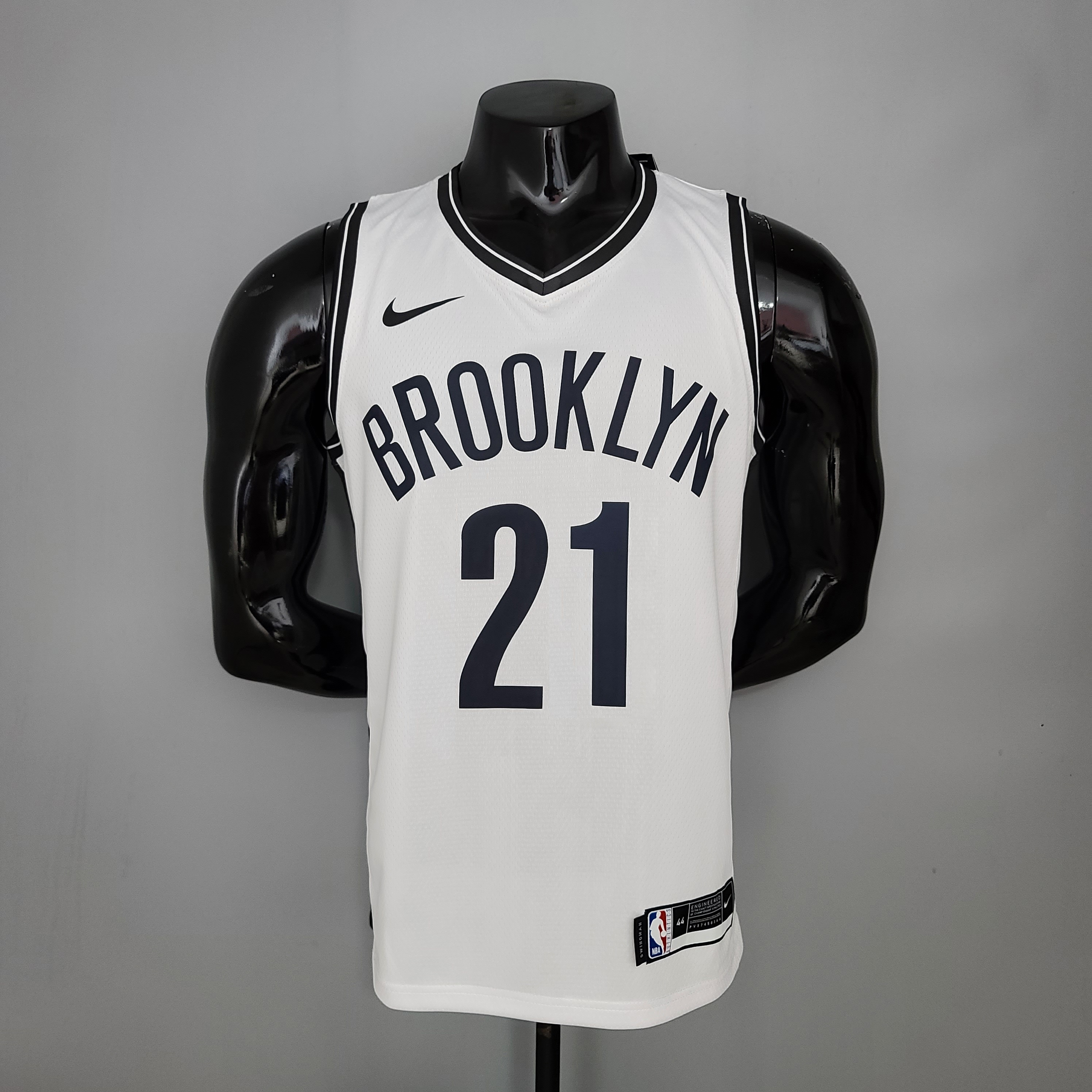 NBA Men New Brooklyn Nets White #21 ALDRIDGE Jersey High Quality Name and Number Print - leoleo123123