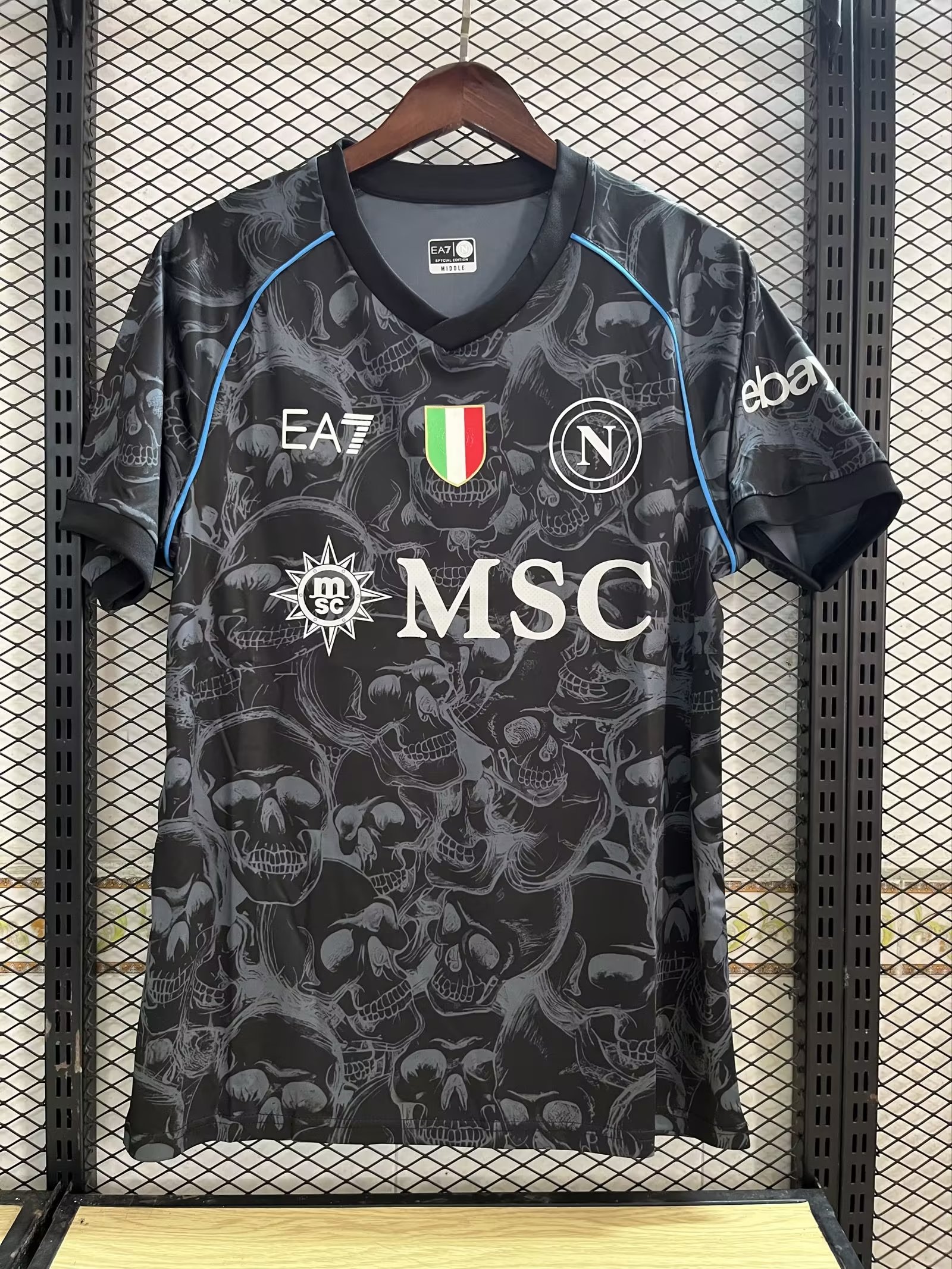 23/24 Napoli Black Jersey Fan Version 1:1 Quality - leoleo123123