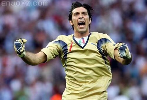 2006 Italy Goalkeeper gold Retro Jersey - leoleo123123