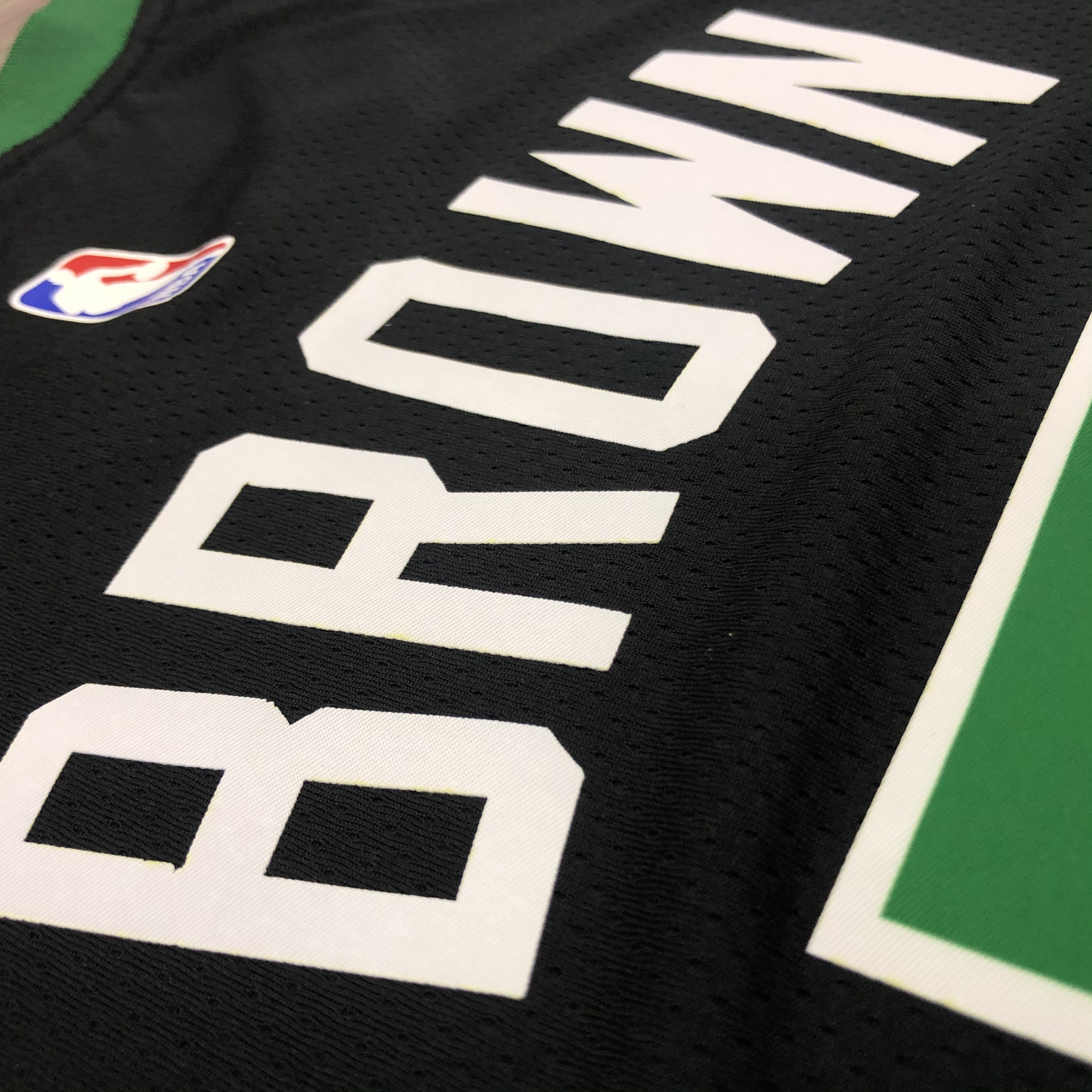 NBA Season 2021 Boston Celtics Black with Green Name #7 BROWN Jersey High Quality Name and Number Print - leoleo123123