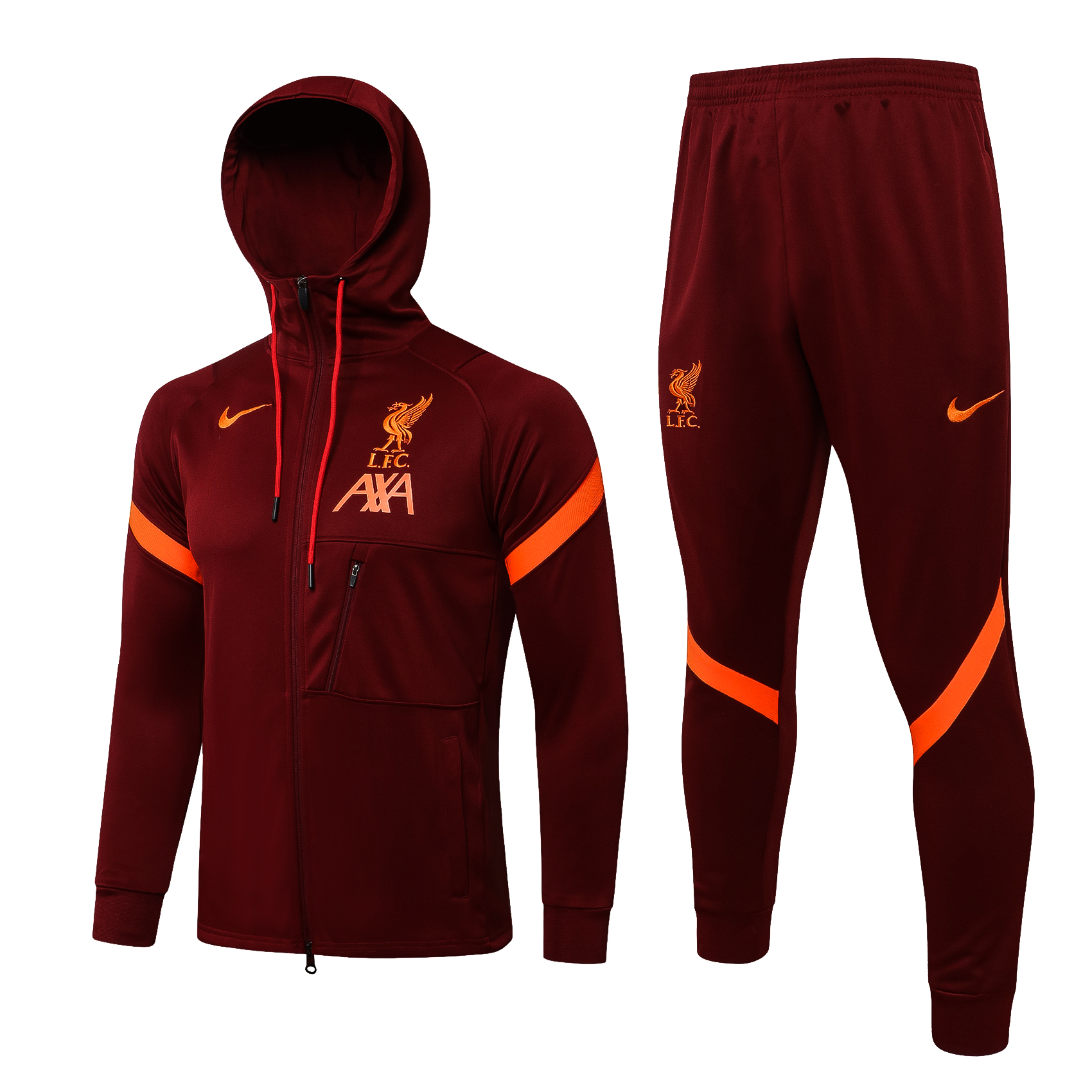 21/22 Liverpool Red Jacket Tracksuit with Cap Thai Quality - leoleo123123